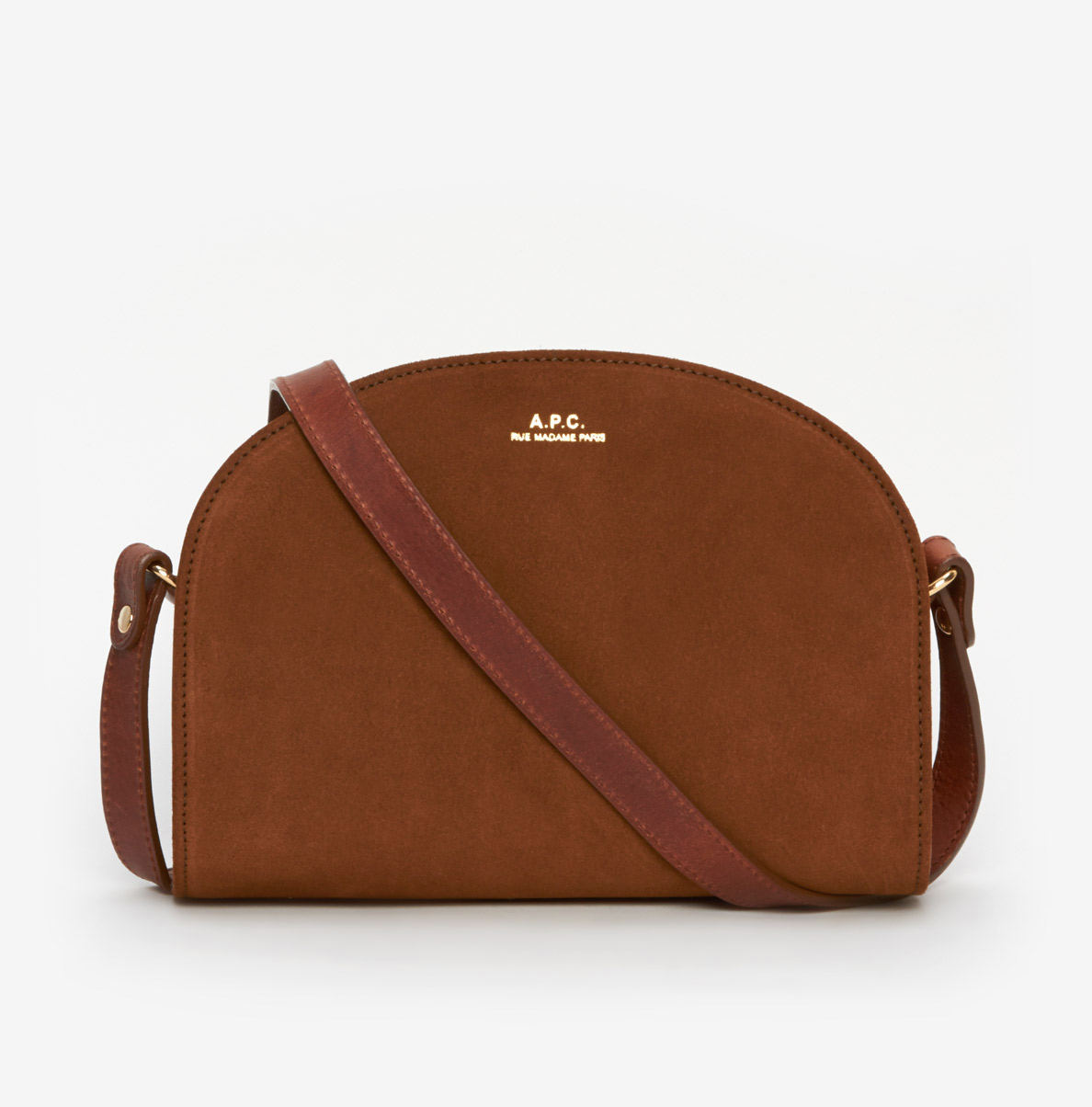 Lyst - A.P.C. Half Moon Bag in Brown