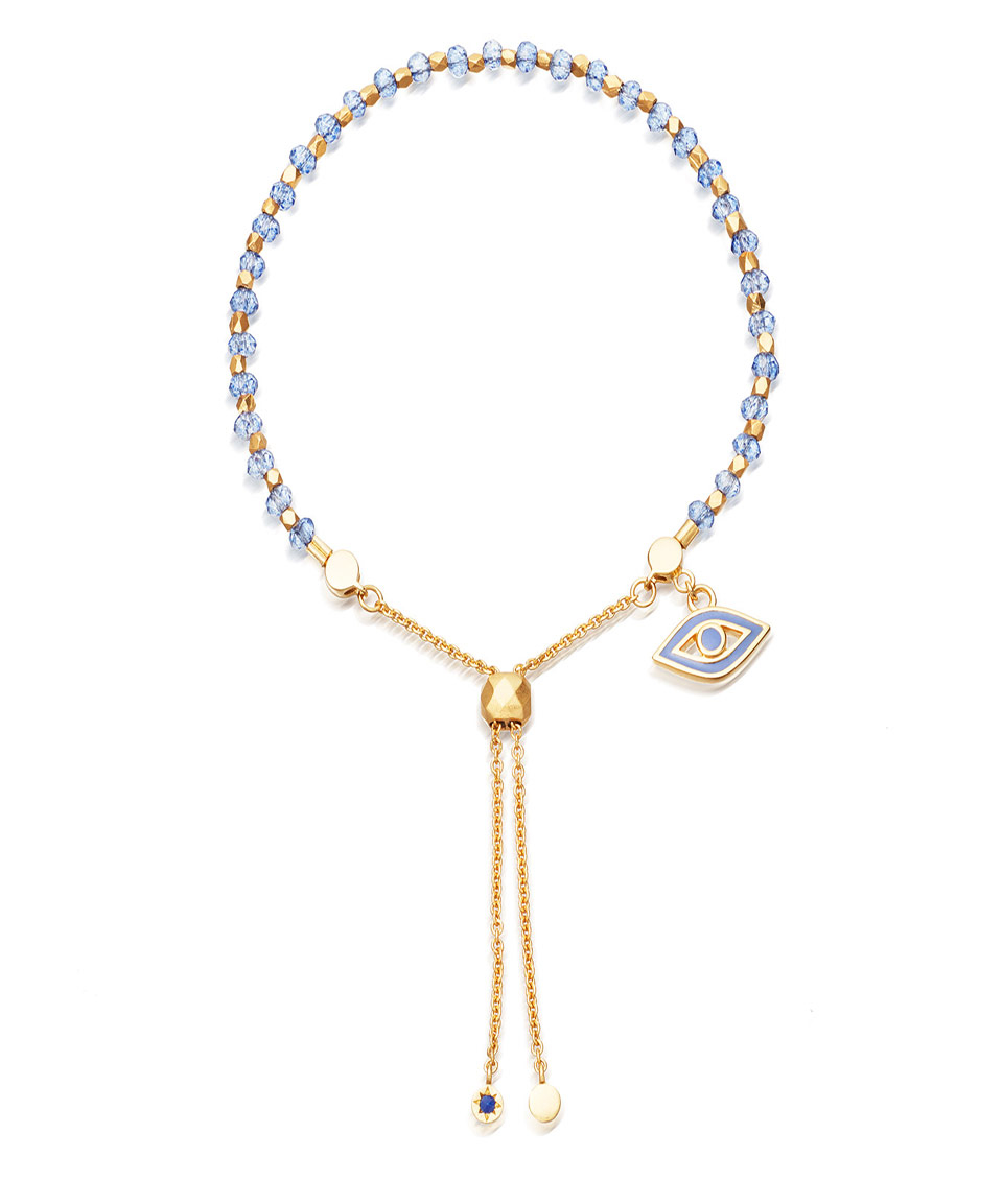Lyst Astley Clarke Gold Plated Evil Eye Kula Bracelet In Metallic Gallery