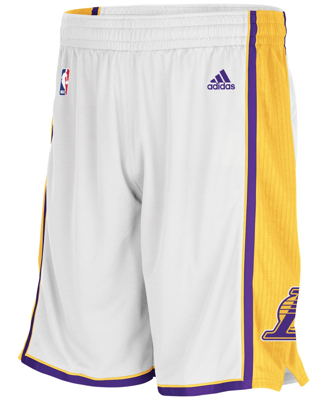 Lyst - Adidas Men'S Los Angeles Lakers 3G Swingman Shorts in White for Men