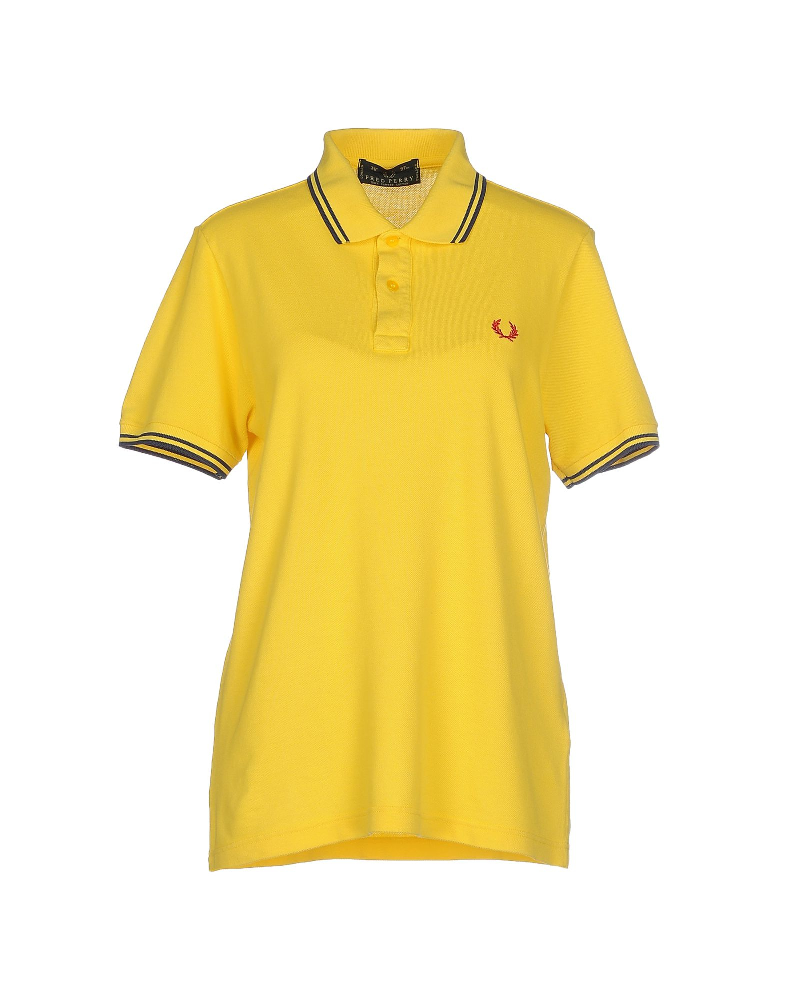 Lyst - Fred perry Polo Shirt in Yellow
