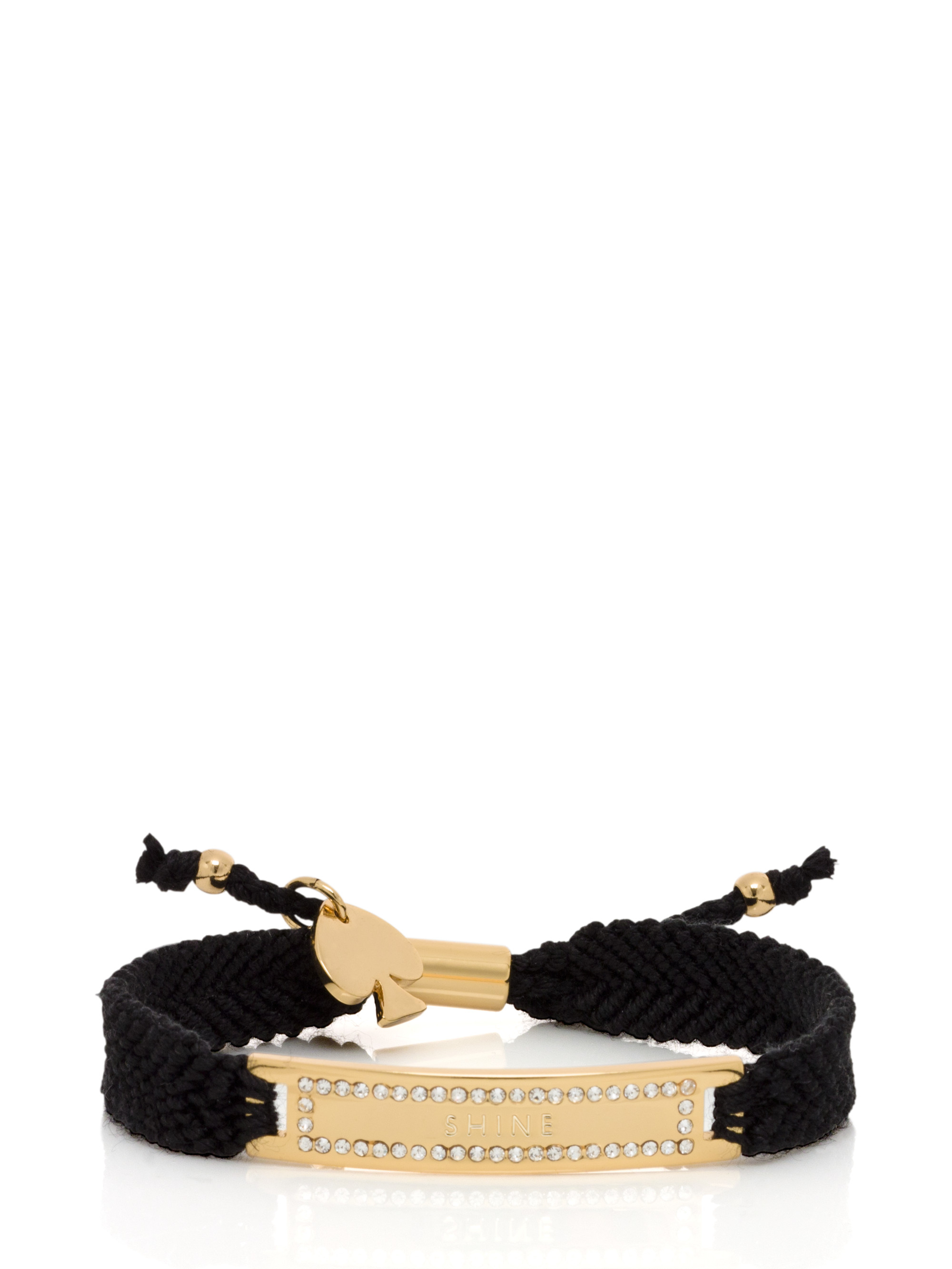 Lyst Kate Spade New York On Purpose Pave Friendship Bracelet In Black Gallery Women S Friendship Bracelets