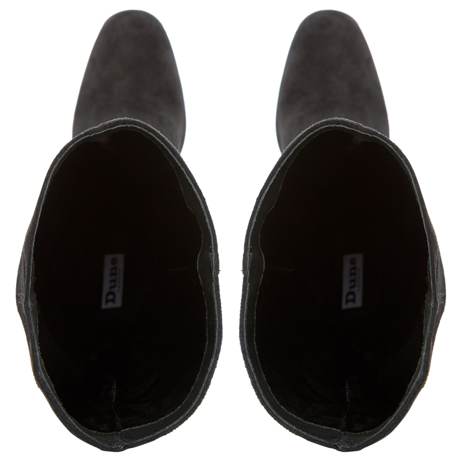 Dune Sheena Suede Ankle Strap Detail Knee High Boot in Black Lyst