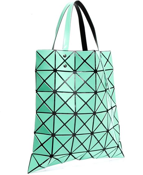 Bao Bao Issey Miyake Lucent Prism Shopper in Green (mint) | Lyst