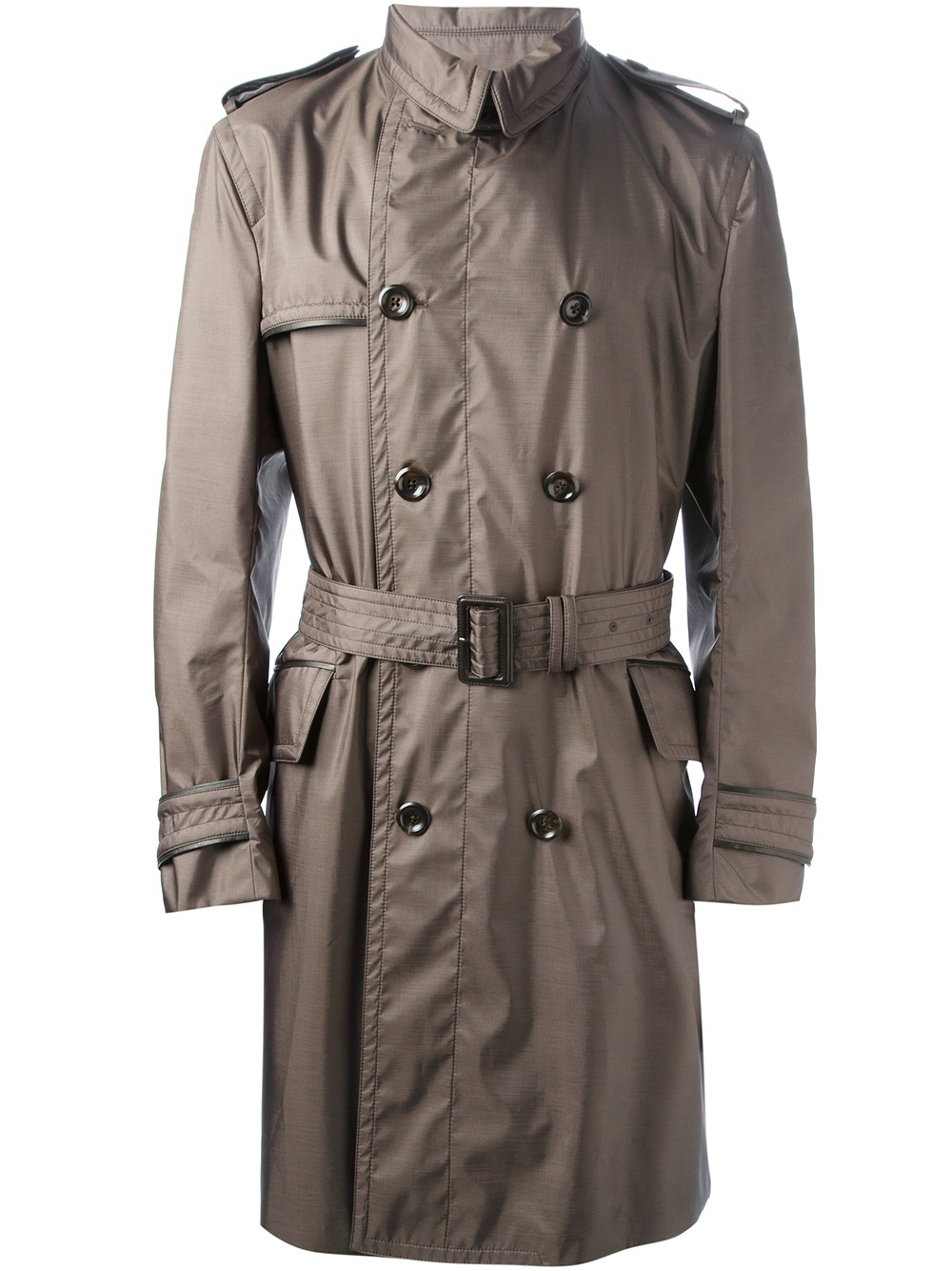 Lyst - Tom ford Belted Trench Coat in Brown for Men