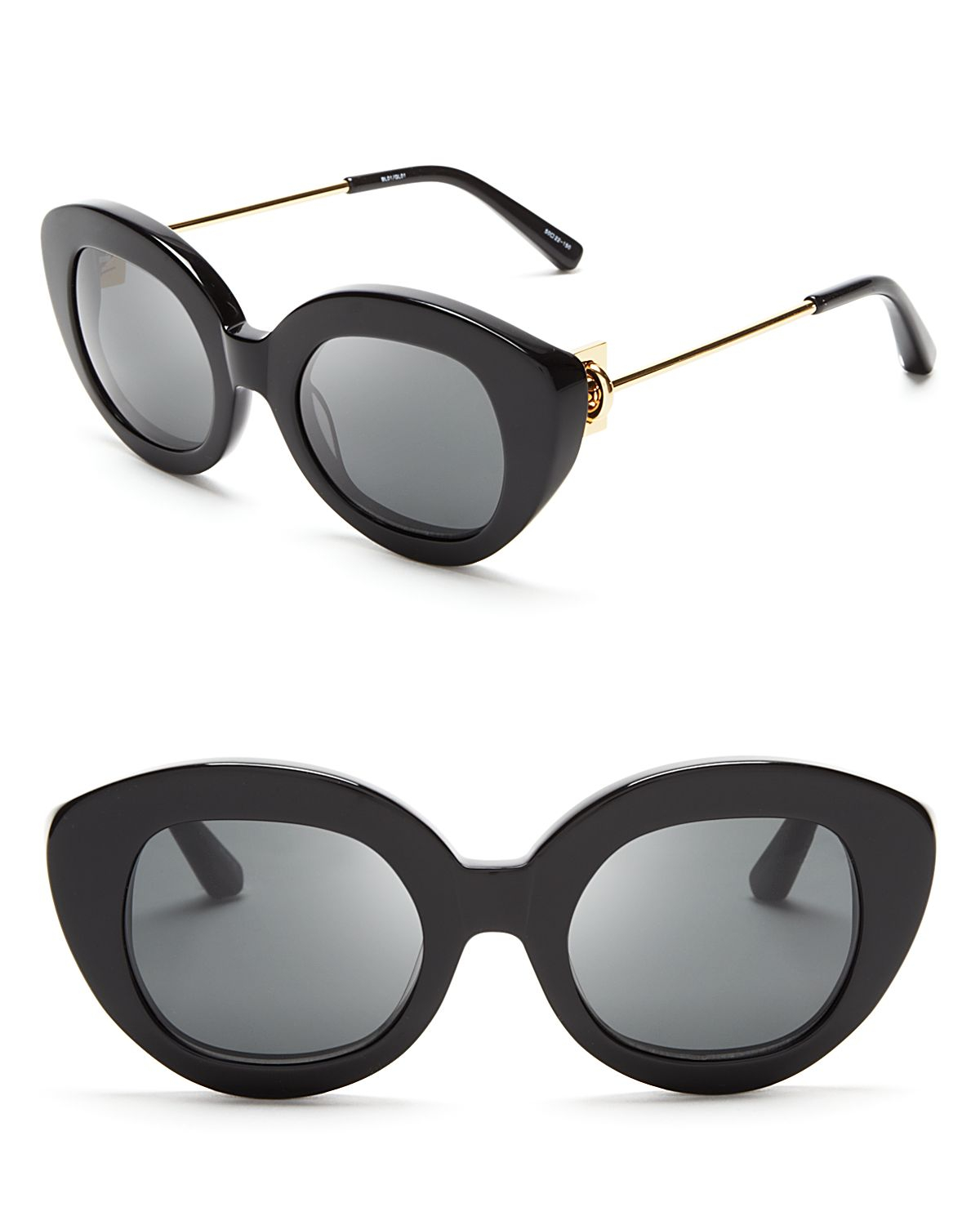 Lyst Elizabeth And James Elizabeth Oversized Cat Eye Sunglasses In Black