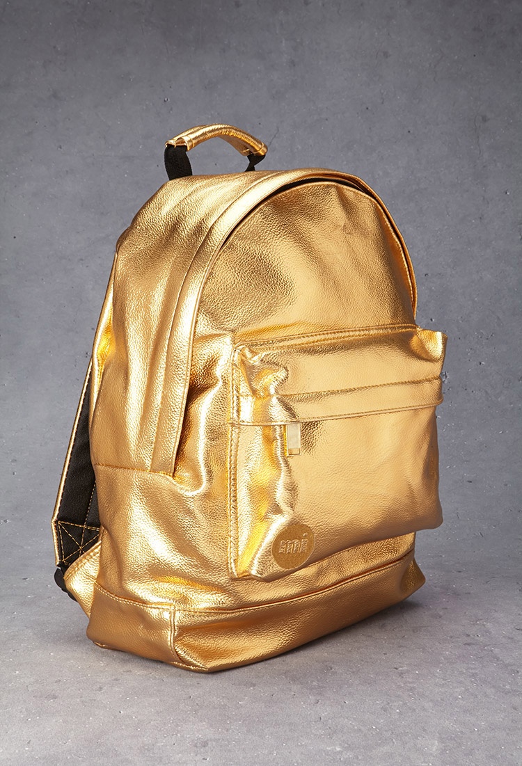 21men Mi-pac Metallic Backpack in Gold for Men | Lyst