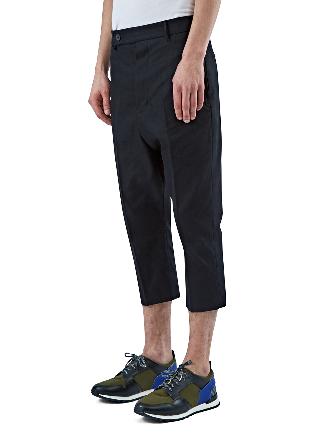 Lyst - Rick Owens Men's Astaires Cropped Pants In Black in Black for Men