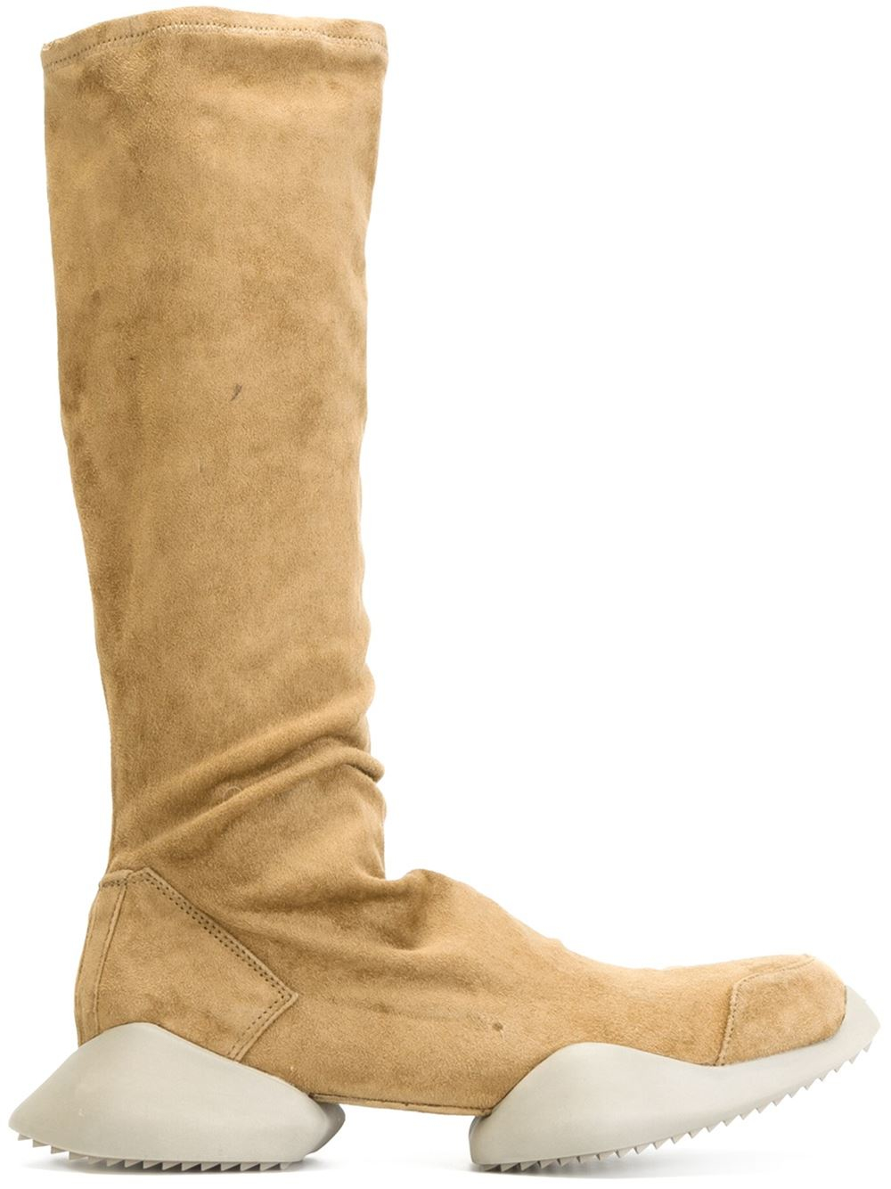 Lyst - Rick Owens X Adidas 'tech Runner' Boots in Natural