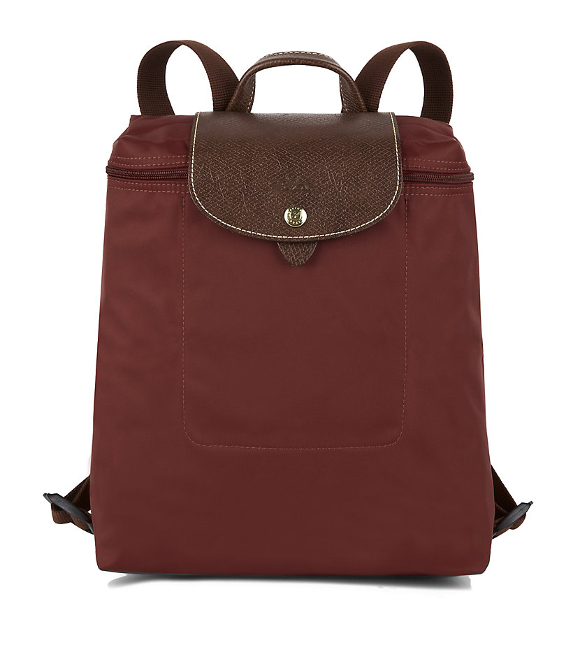 Lyst - Longchamp Le Pliage Backpack in Brown