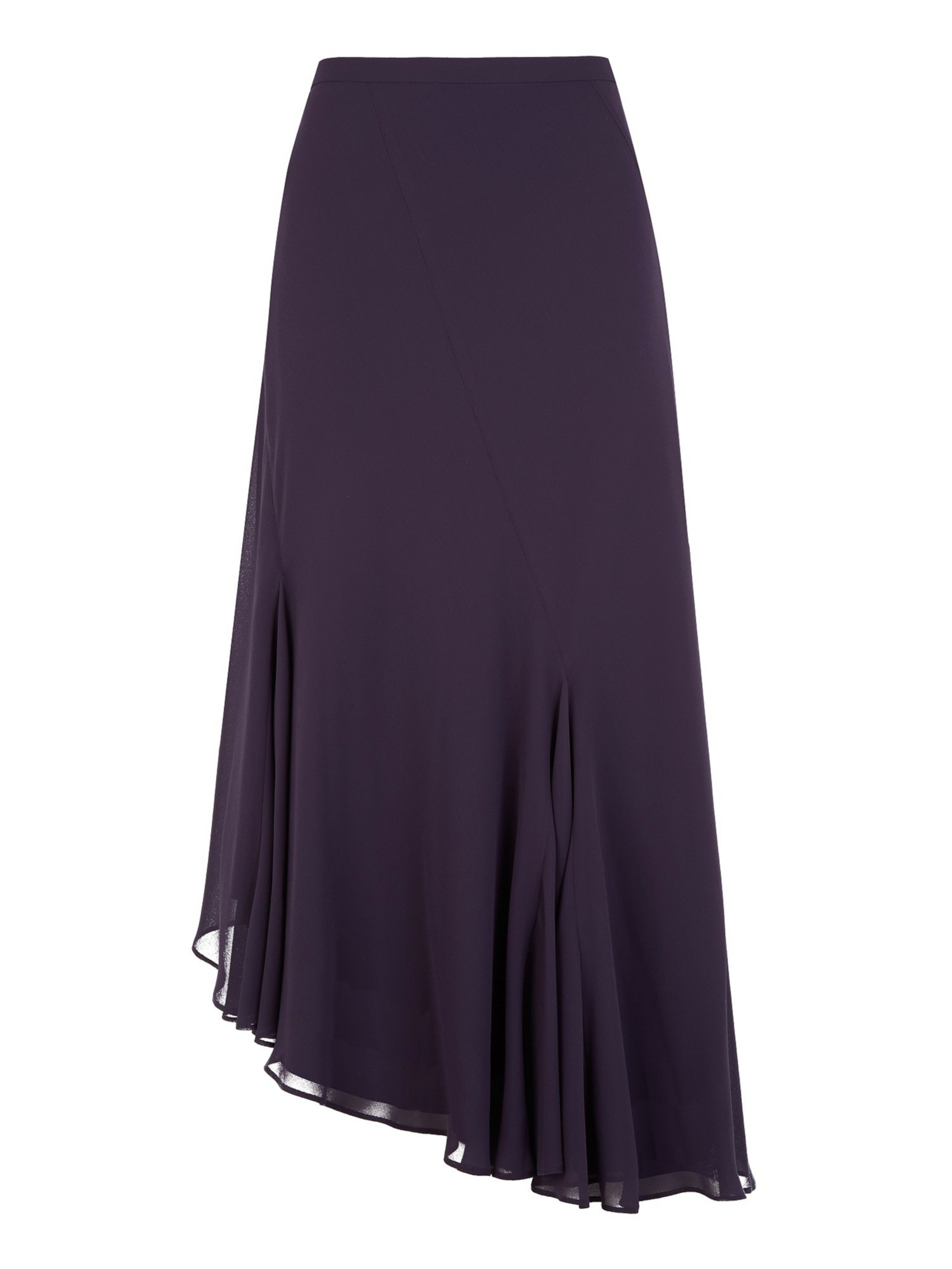 Jacques vert Chiffon Cut Skirt in Purple (Dark Purple) | Lyst