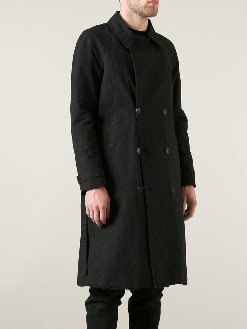Lyst - Label Under Construction Military Tent Trench Coat in Black for Men