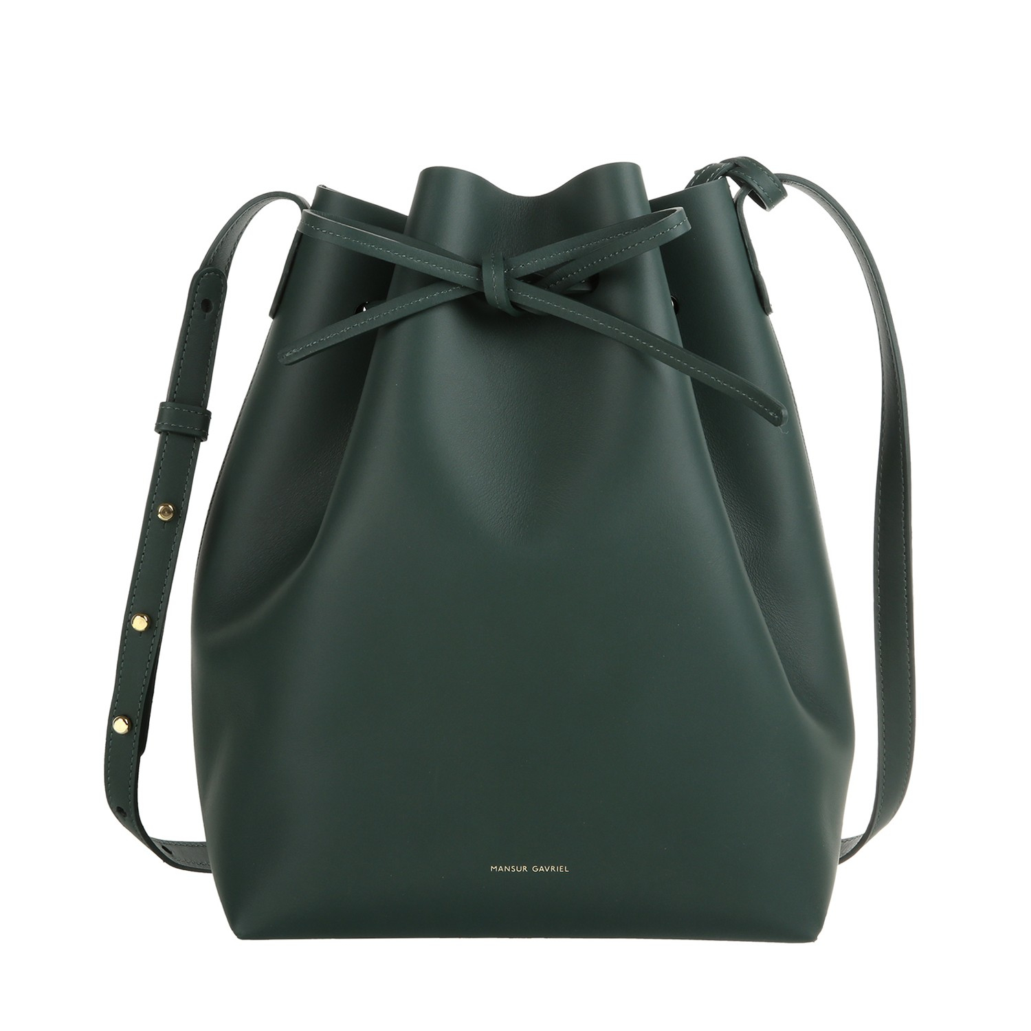 mansur gavriel twist bucket bag