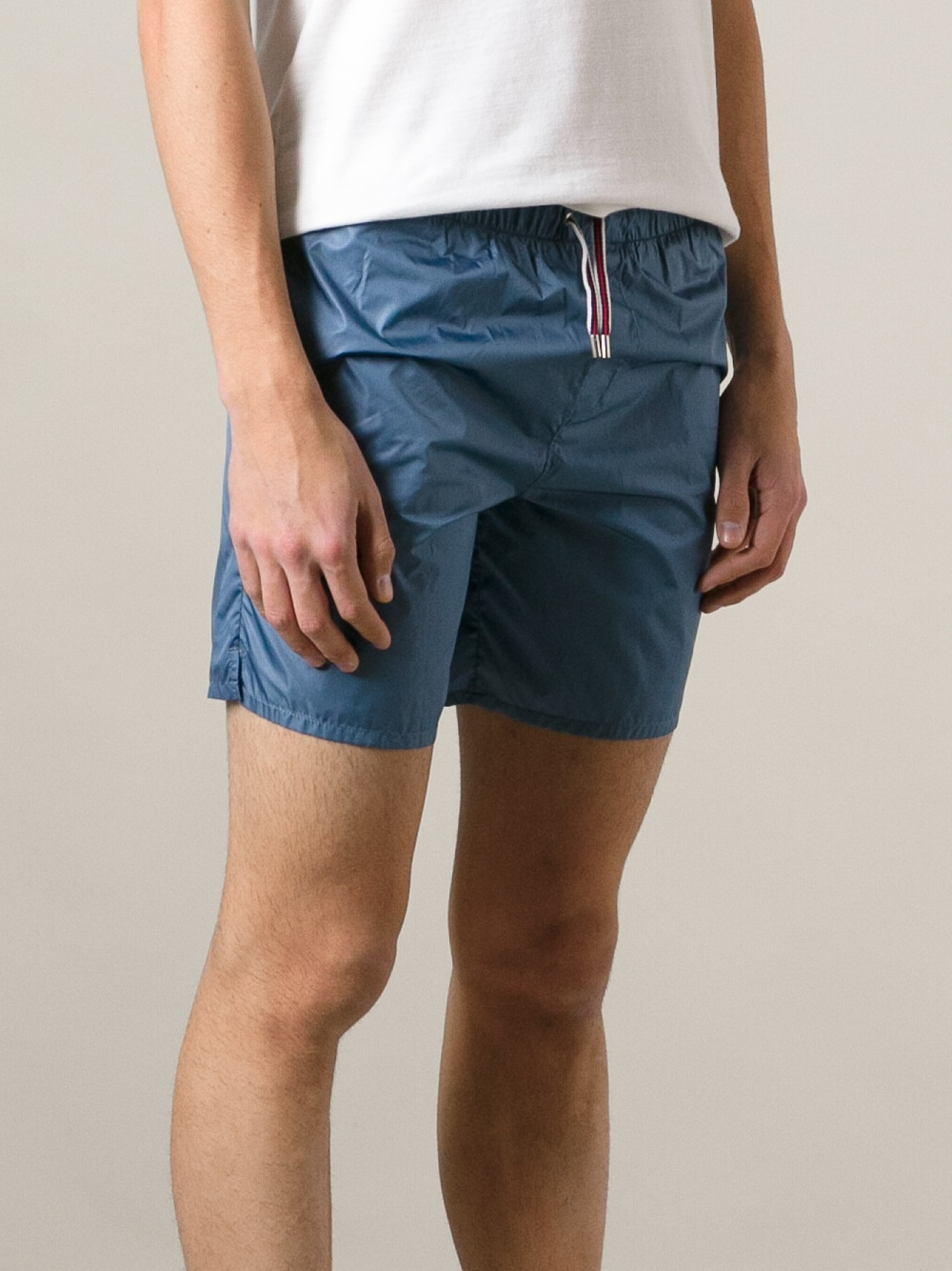 Lyst - Gucci Drawstring Swim Shorts in Blue for Men
