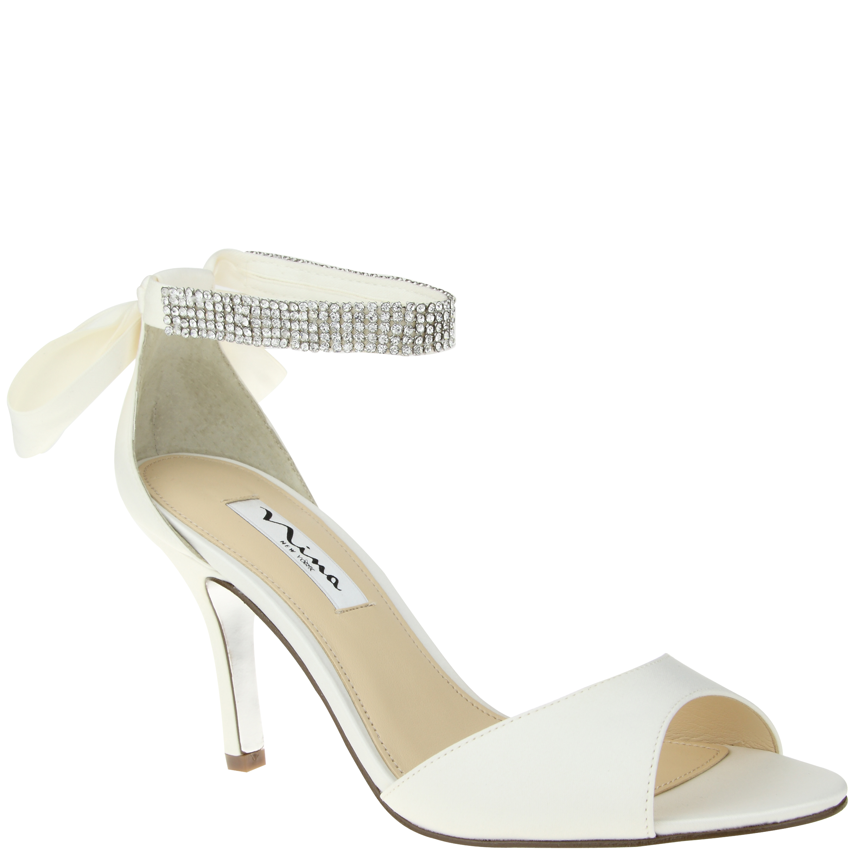 nina ivory satin shoes