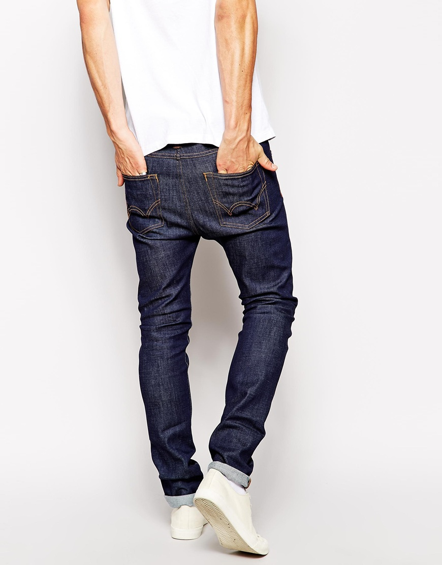 Lyst - Edwin Jeans Ed-88 Skinny Fit Stretch Unwashed in Blue for Men