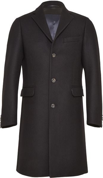 Acne Studios Mens Garret Classic Coat in Black for Men | Lyst