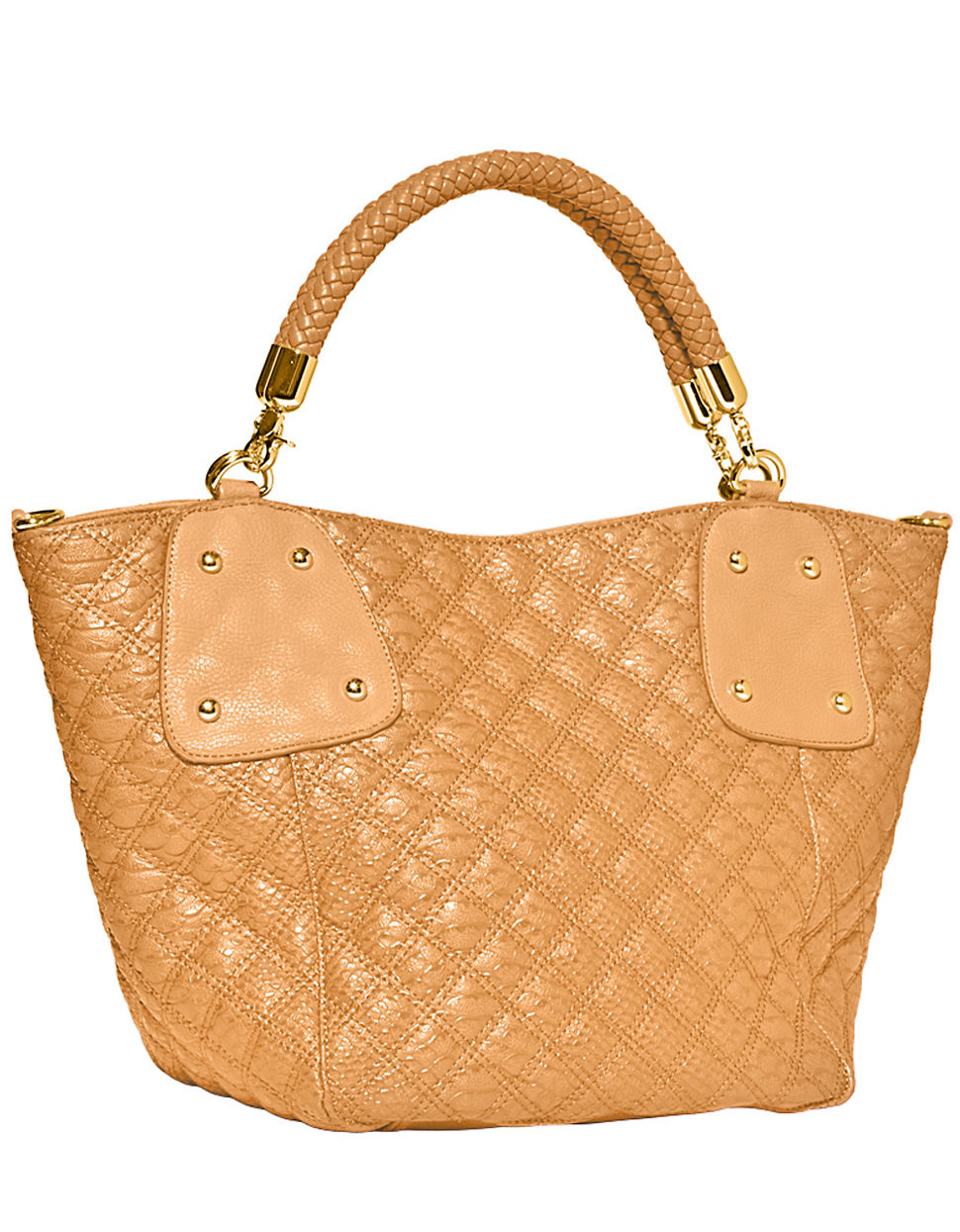 Big Buddha Griffin Quilted Tote Bag in Brown - Lyst