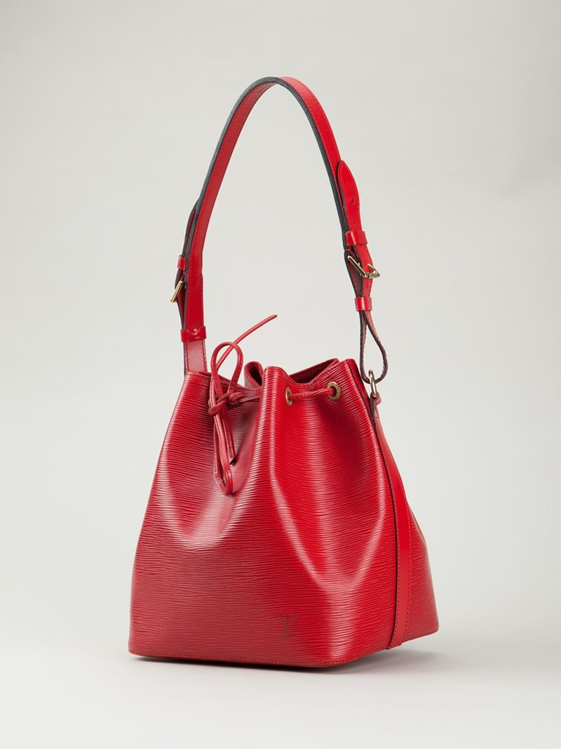 Lyst - Louis Vuitton Noe Small Shoulder Bag in Red