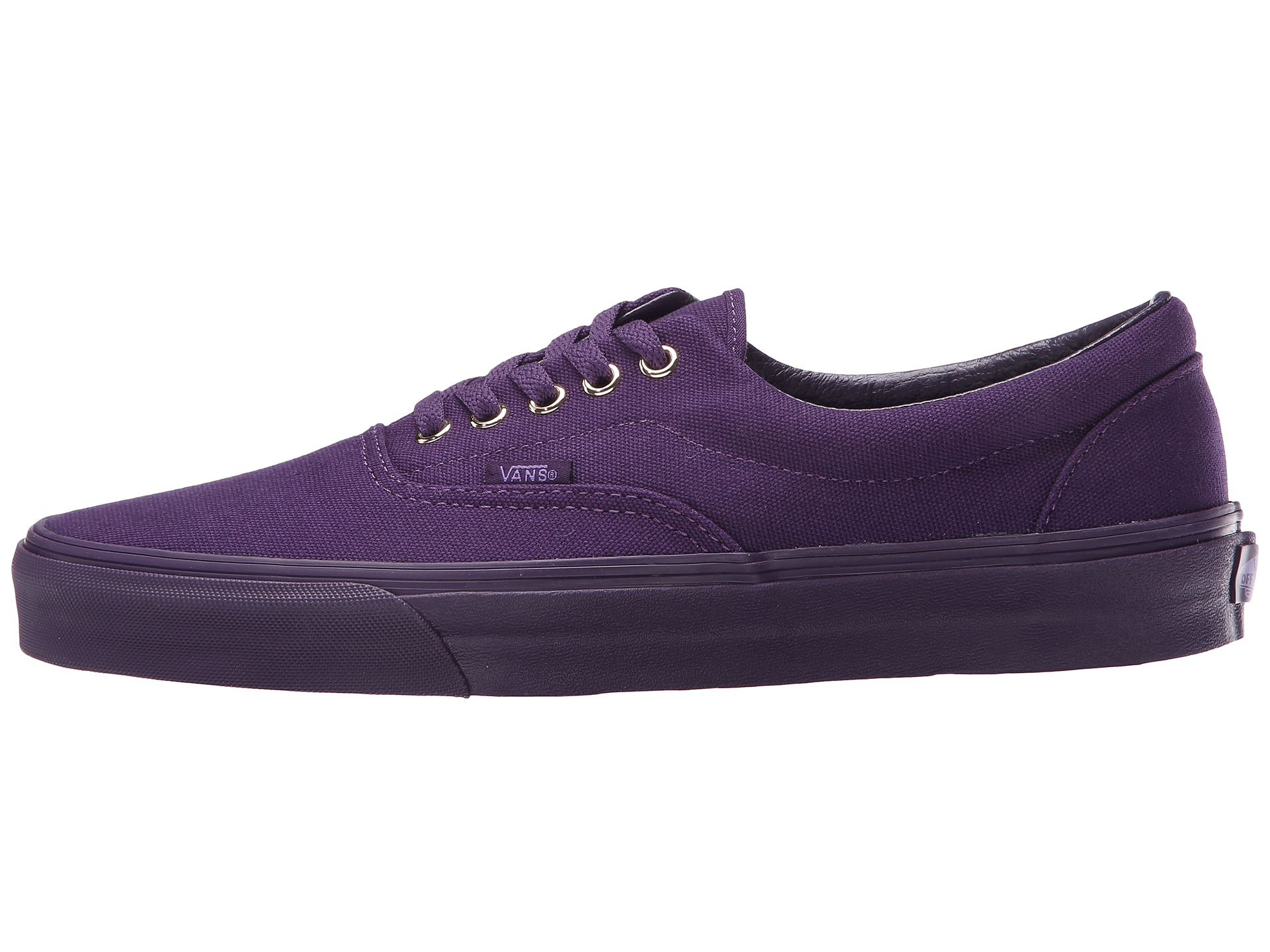 purple and turquoise vans