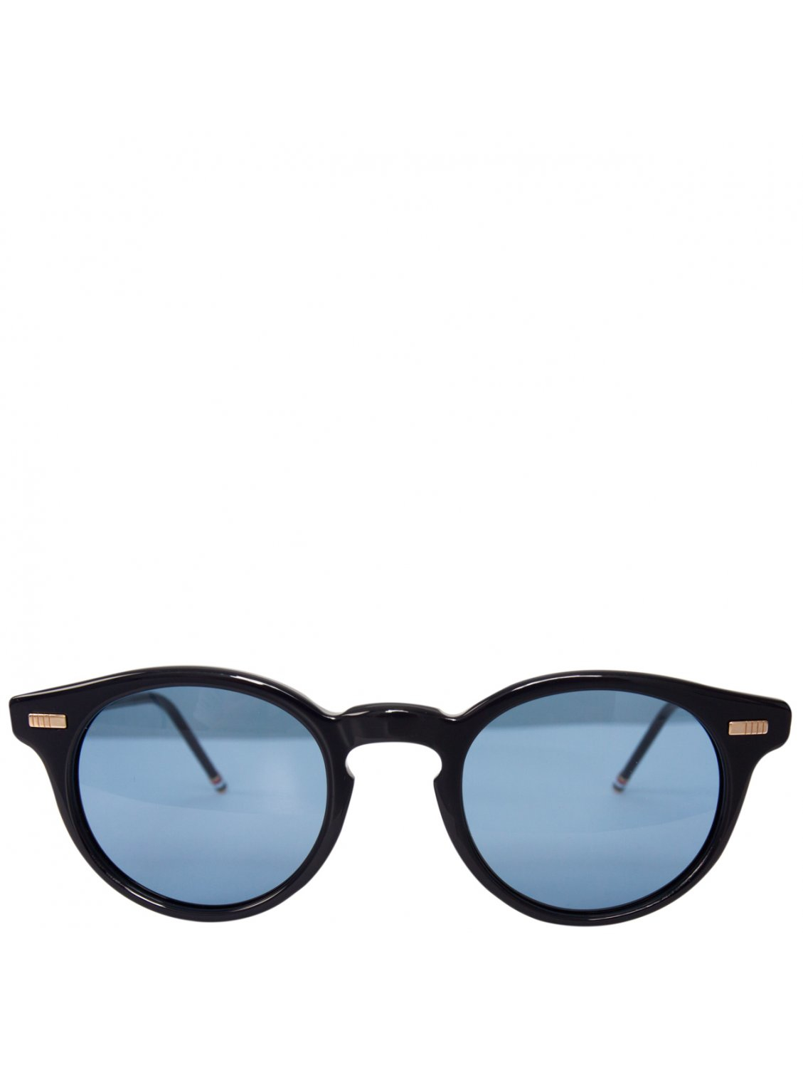 Thom browne Round Frame Sunglasses Dark Navy Blue in Blue for Men Lyst