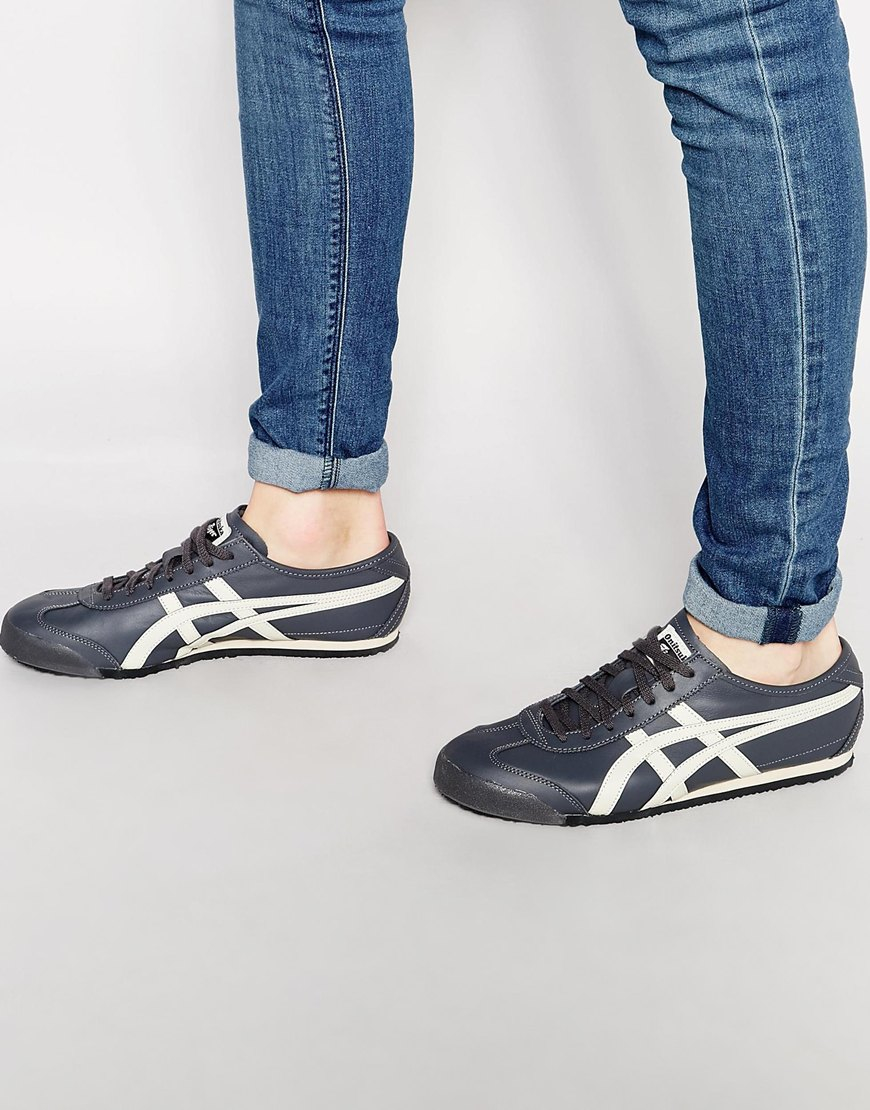 Lyst - Asics Onitsuka Tiger Mexico 66 Trainers in Gray for Men