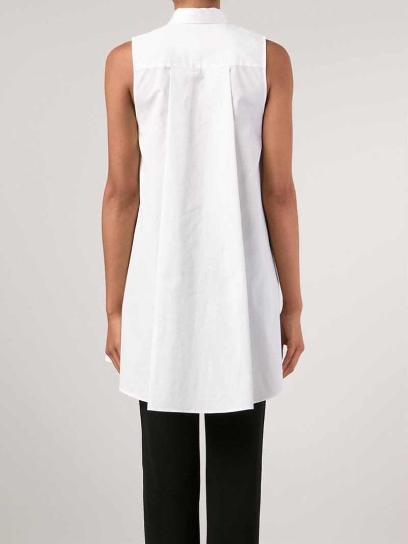 white sleeveless top womens