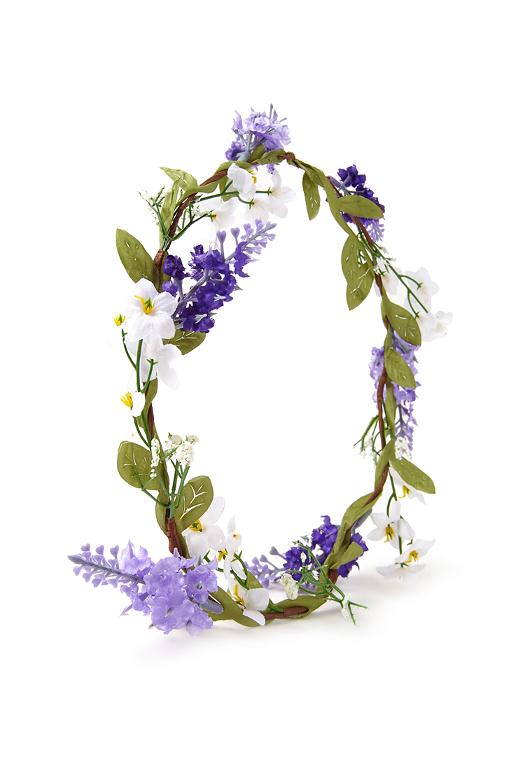 Download Forever 21 Jasmine Lavender Flower Crown in Purple - Lyst
