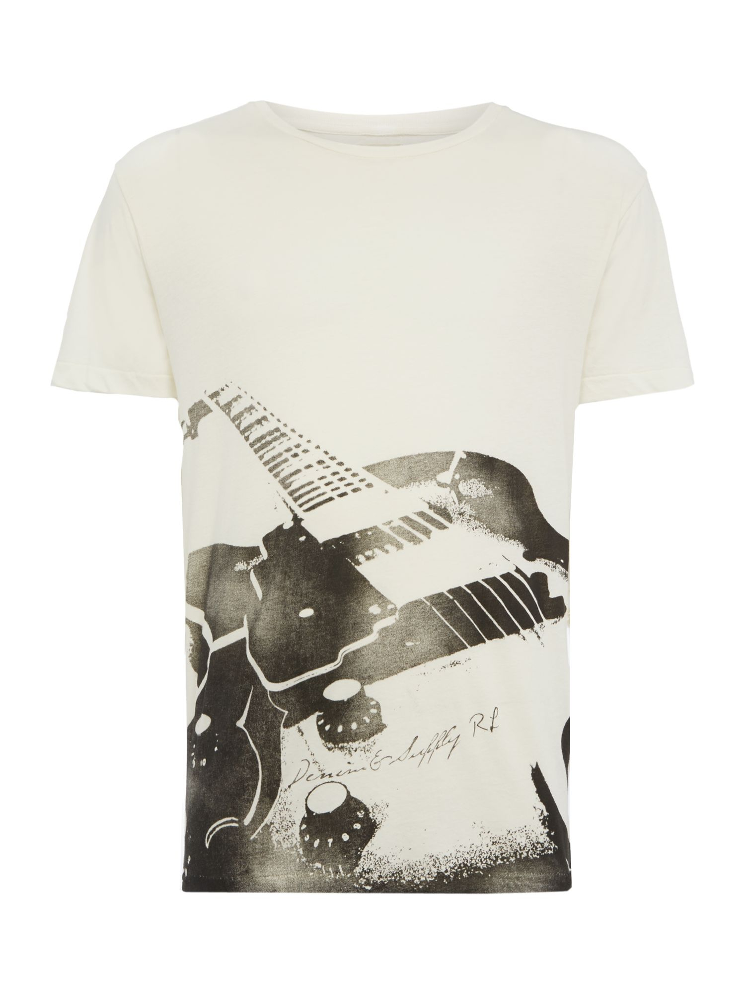Denim & Supply Ralph Lauren Short Sleeve Crew Guitar Print T Shirt in ...