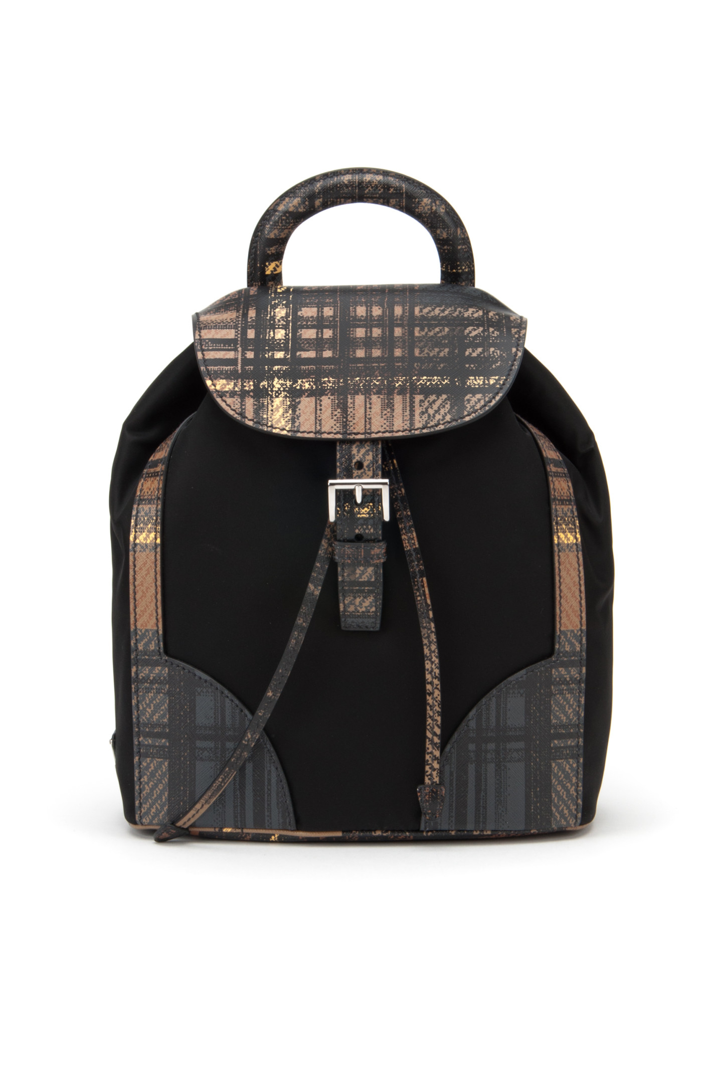 Prada Borsa Tessuto+saffiano in Black (CAMMELLO D) | Lyst  