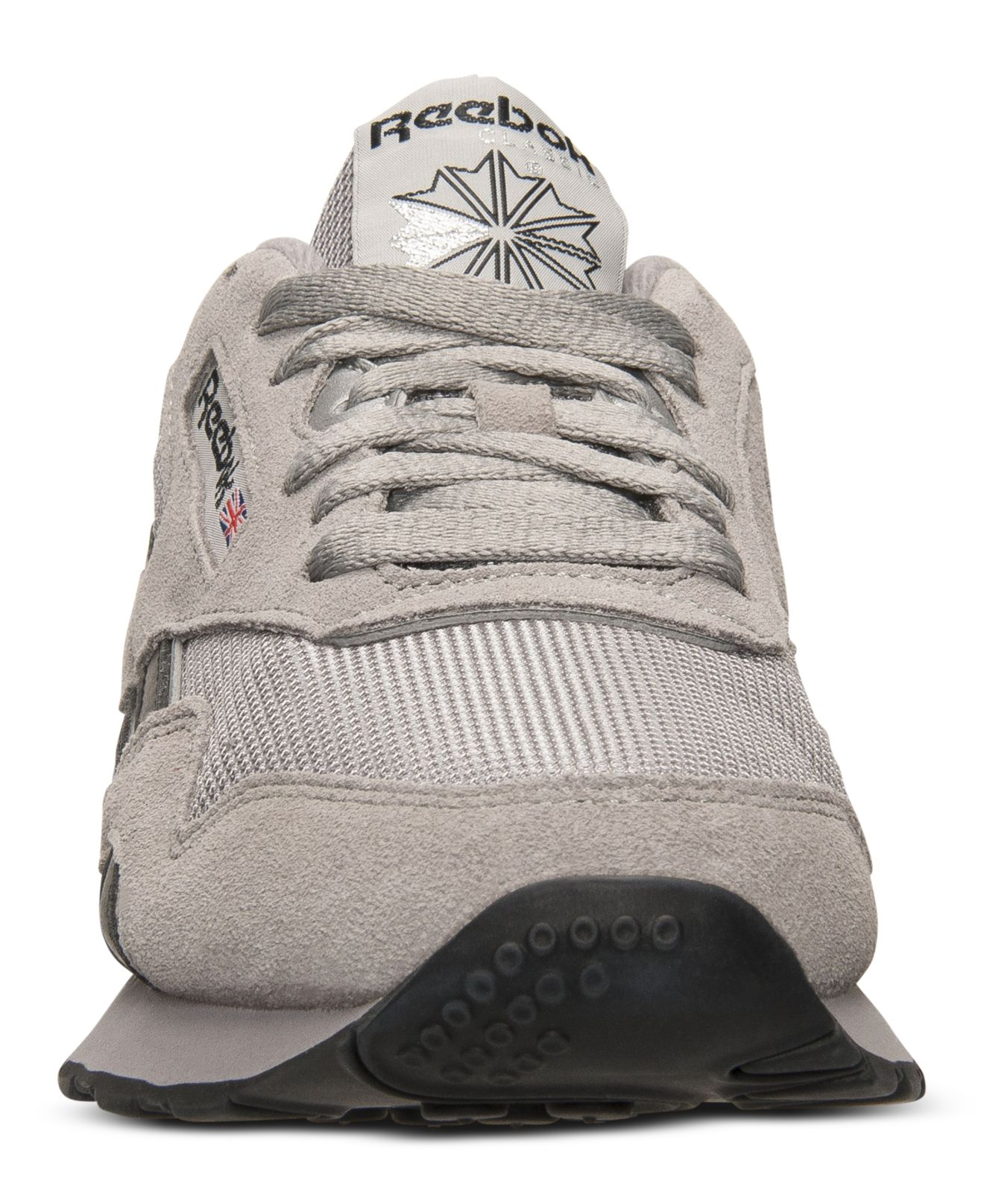 reebok classic nylon trainers in grey