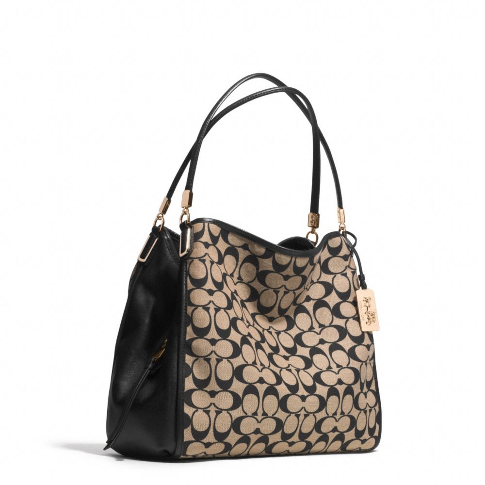 Lyst Coach Madison Small Phoebe Shoulder Bag In Printed Signature Gallery