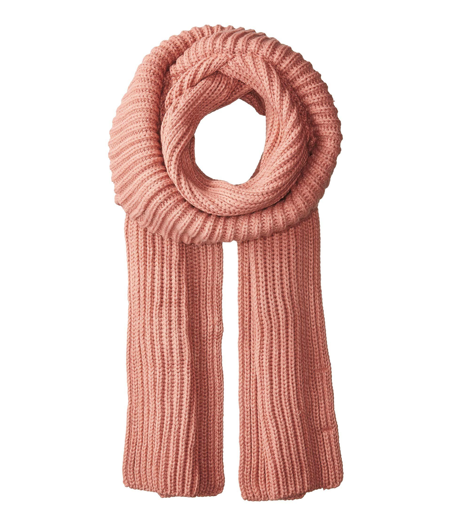 Michael Stars Cable Knit Mock Neck Scarf in Pink - Lyst