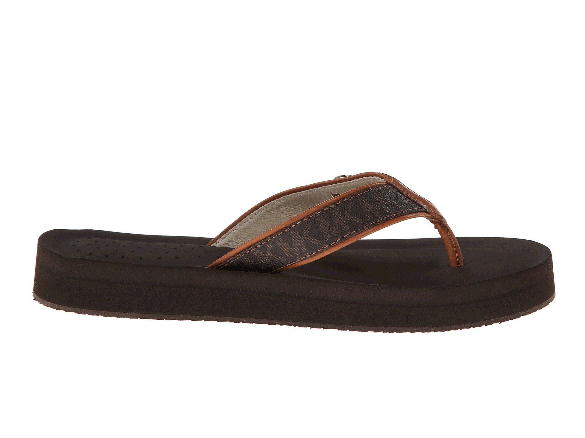 michael kors benny flip flop