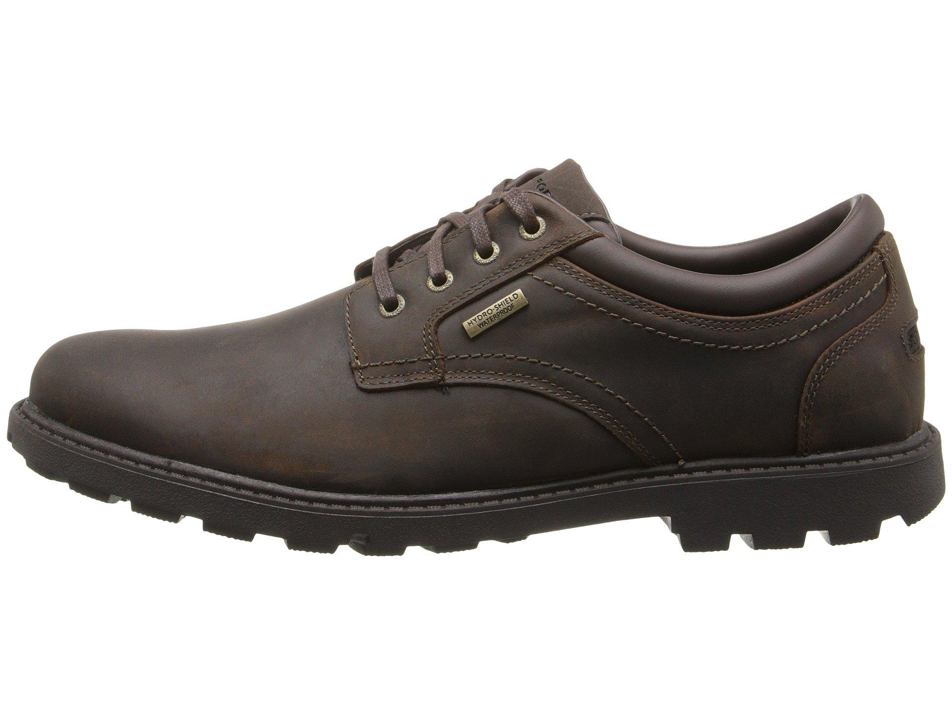 Lyst - Rockport Storm Surge Water Proof Plain Toe Oxford in Brown for Men
