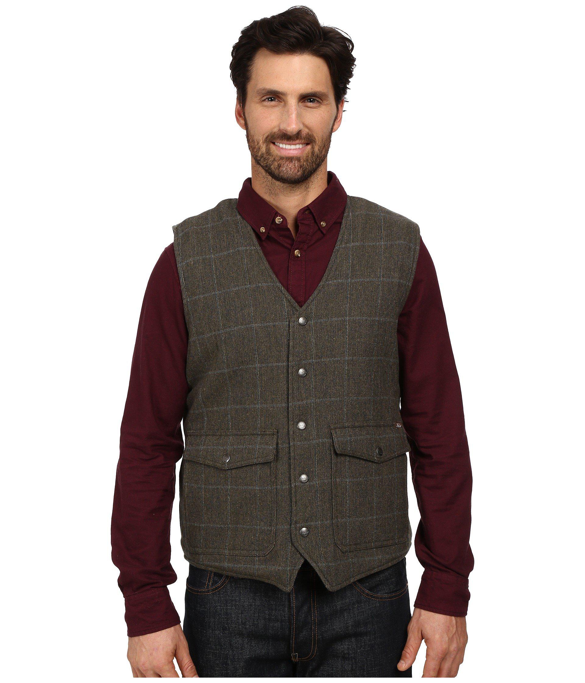 Lyst - Woolrich Teton Vest in Gray for Men