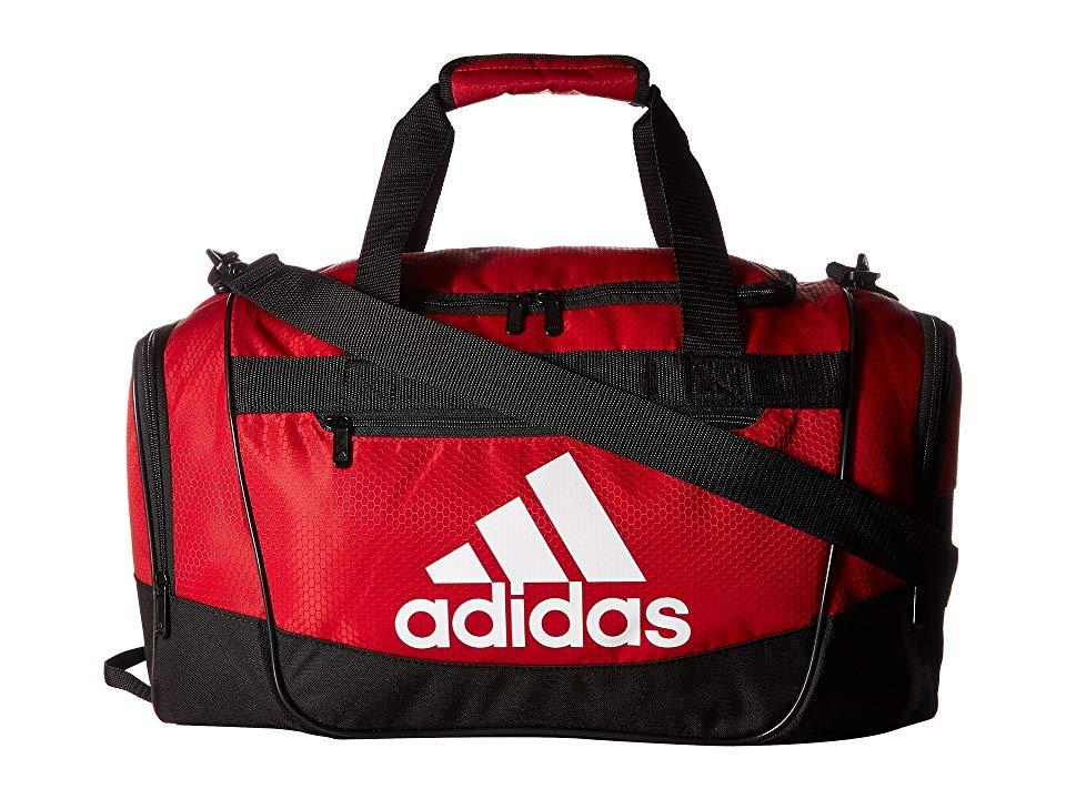 adidas Defender Iii Small Duffel (power Red/black/white) Duffel Bags in ...