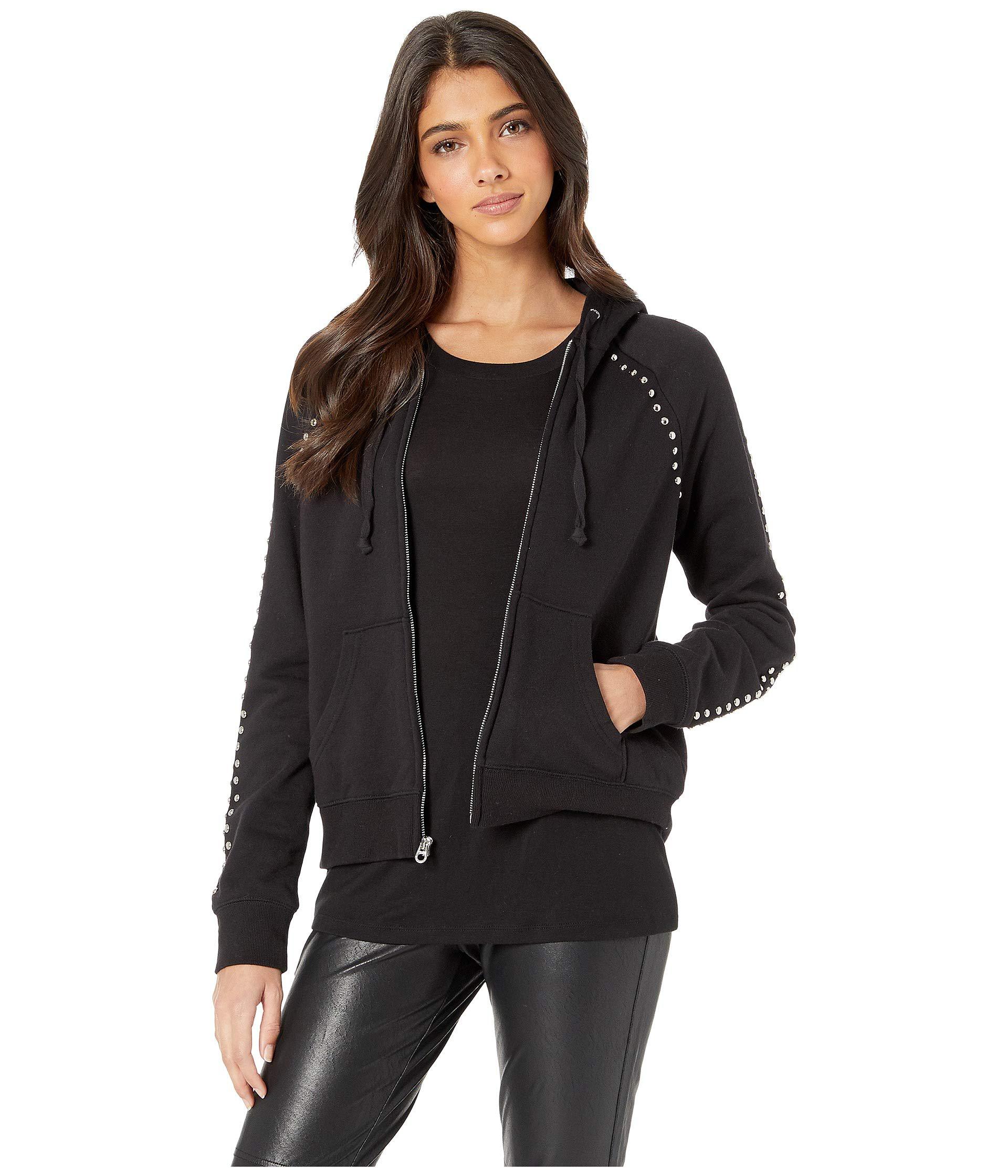 Lyst - Juicy Couture Track Heathered Terry Studded Robertson Jacket in ...