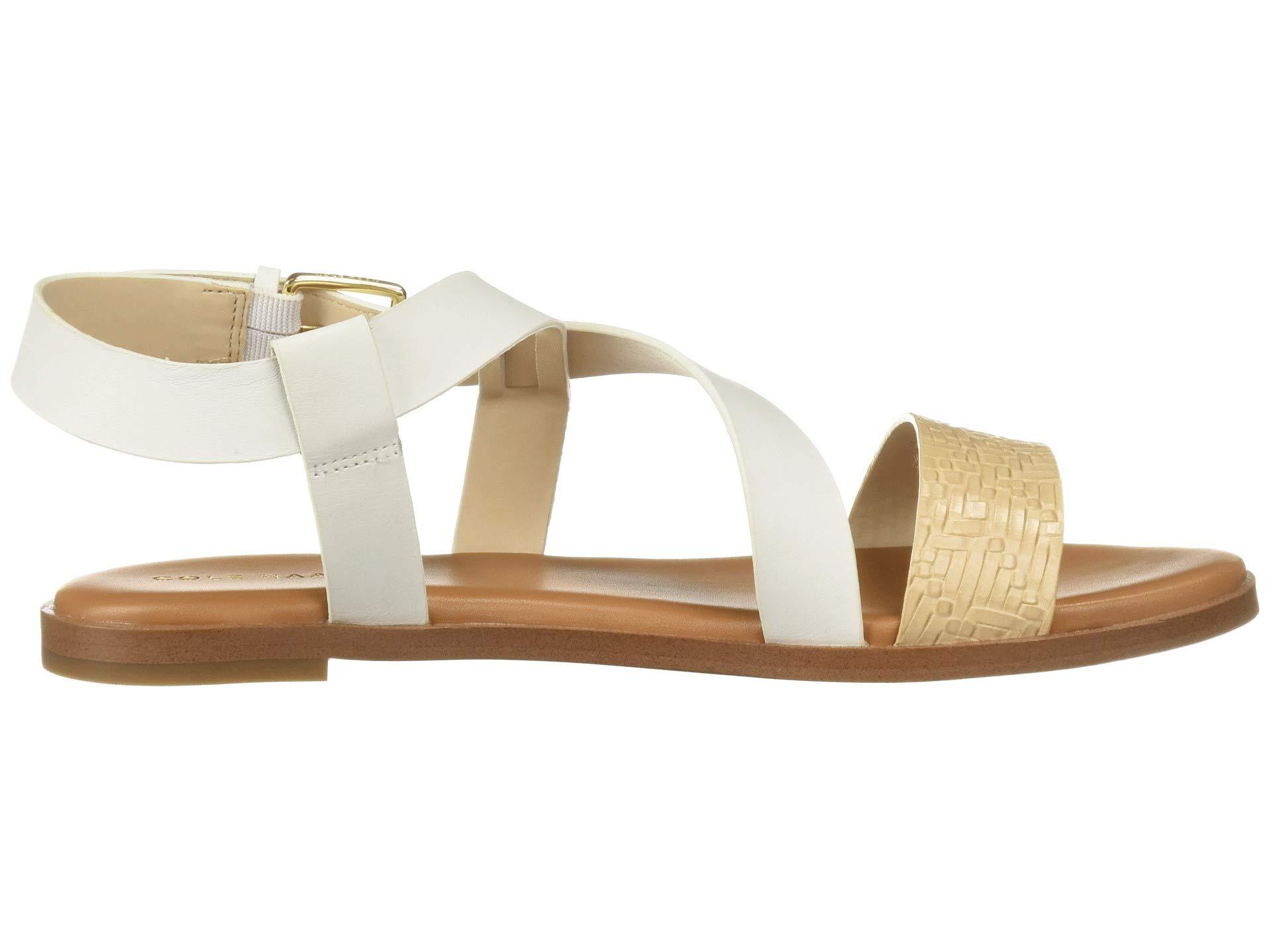 Cole Haan Findra Strappy Sandal in White - Save 36% - Lyst