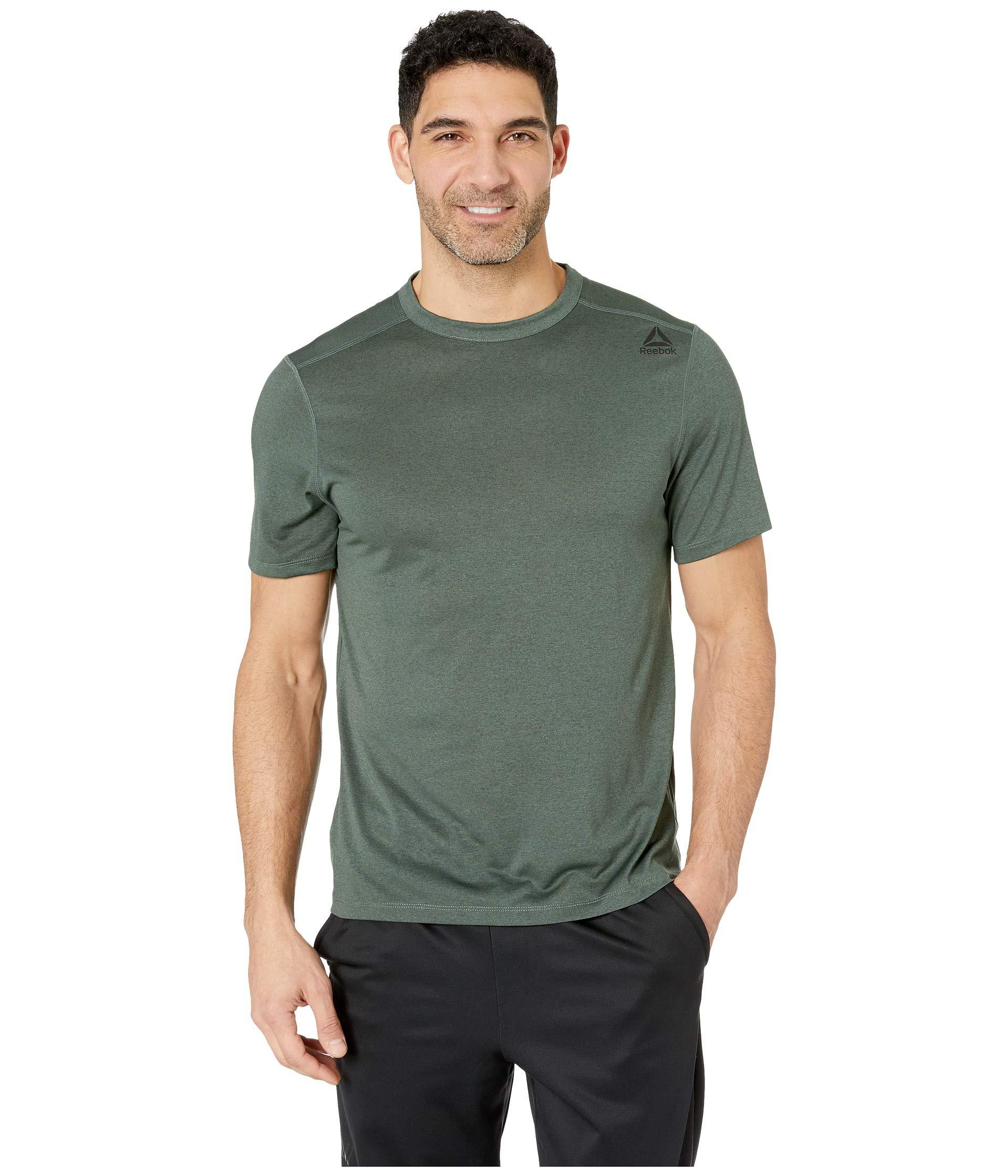 Lyst - Reebok Sport Essentials T-shirt in Green for Men ...