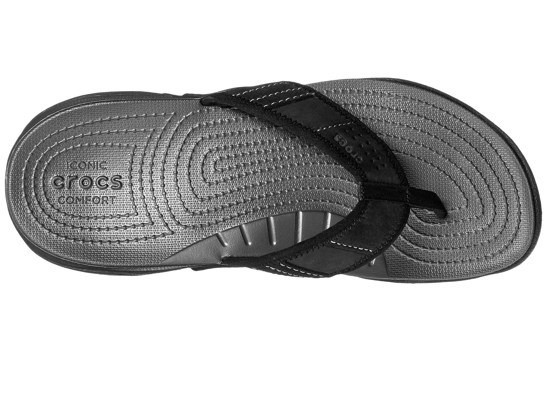 crocs swiftwater webbing flip