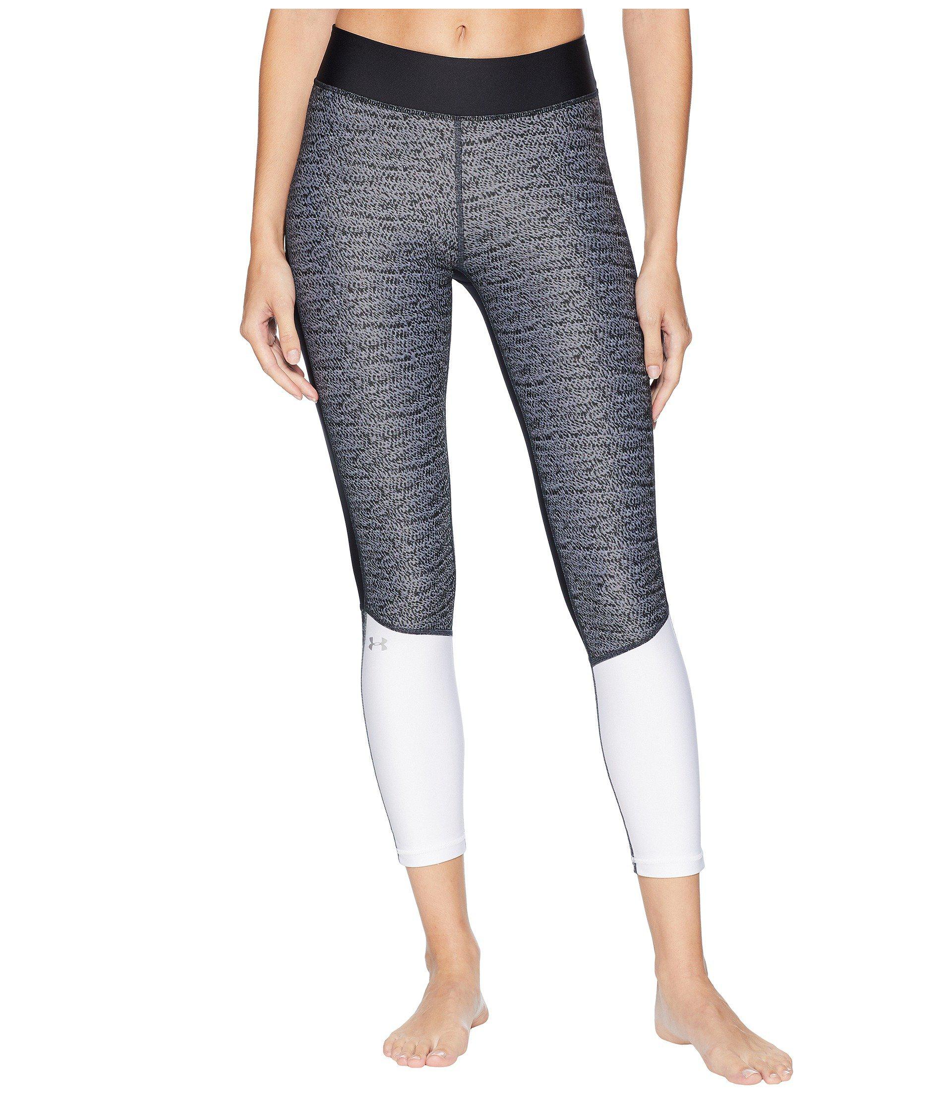 under armour jacquard crop tights