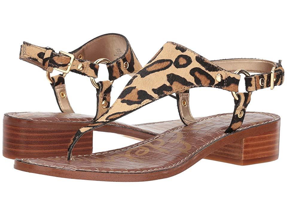 Sam Edelman Jude (new Nude Leopard Special Leopard Brahma Hair) Sandals
