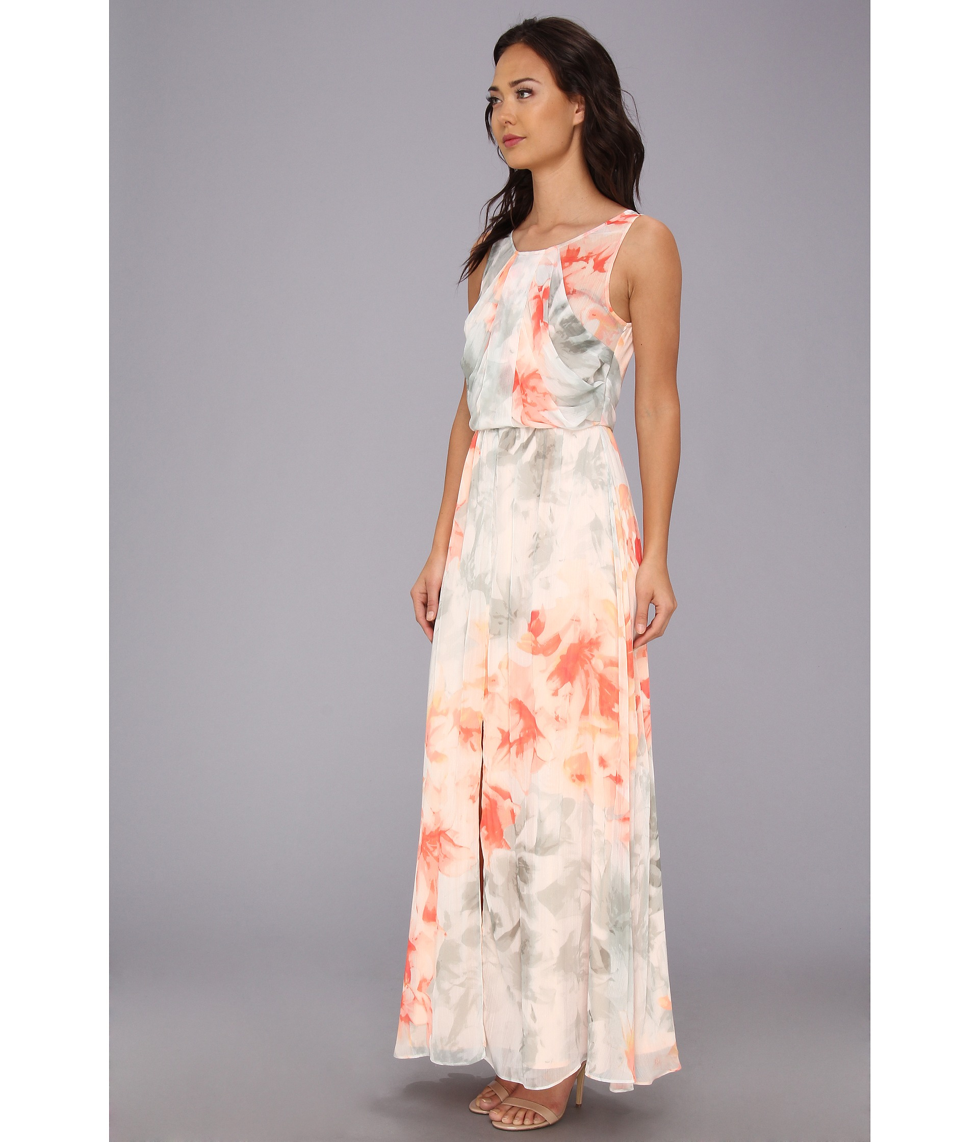 vince camuto floral maxi dress