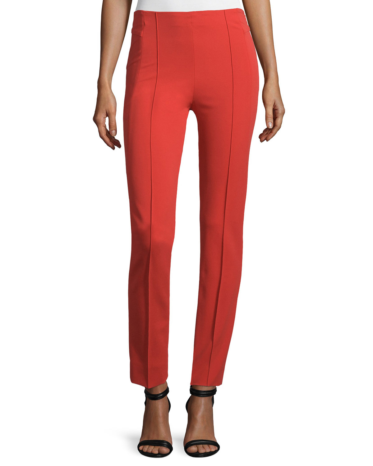 Lyst - Escada High-waist Ankle Pants in Orange