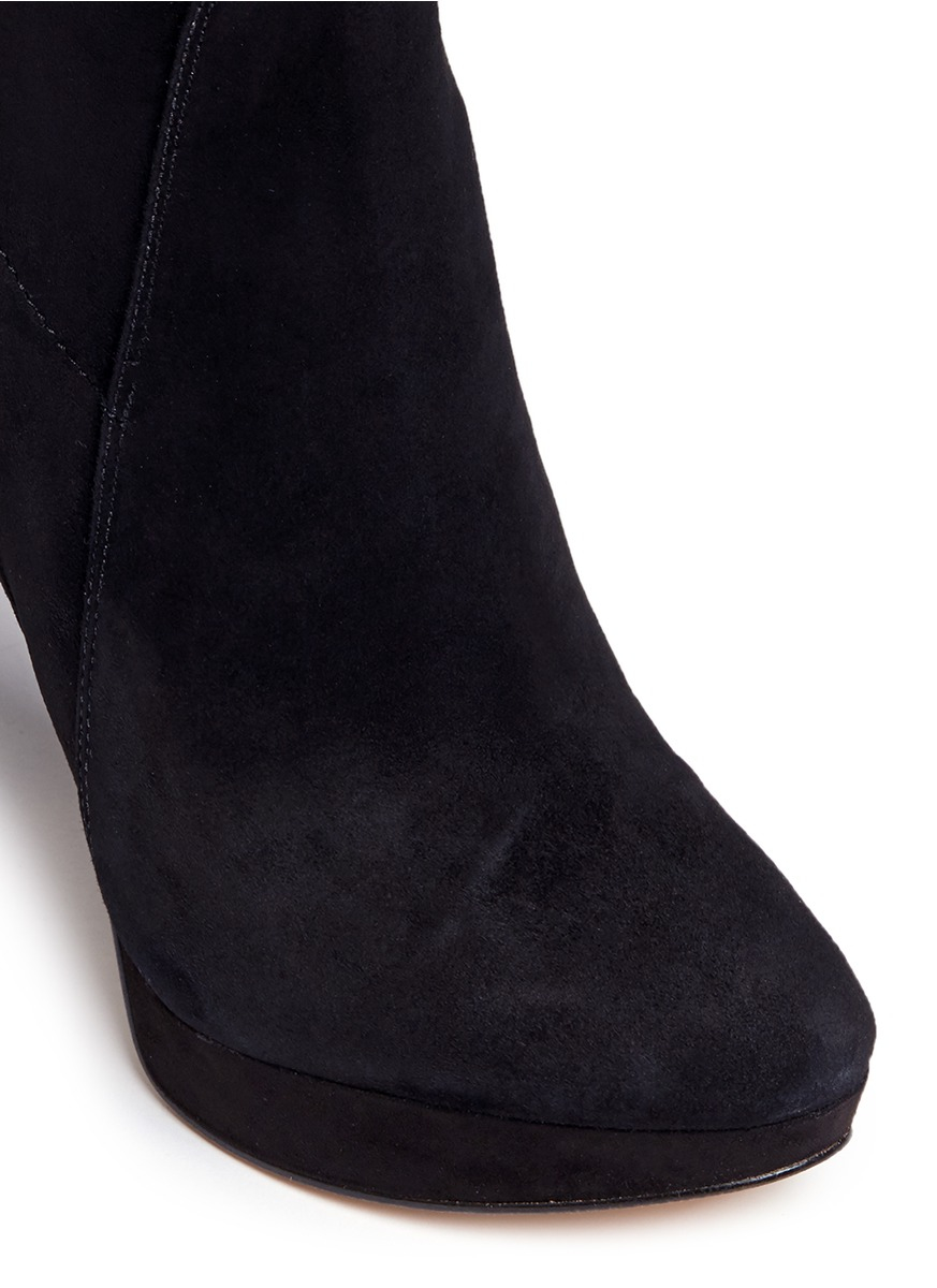 sam edelman thigh high suede boots