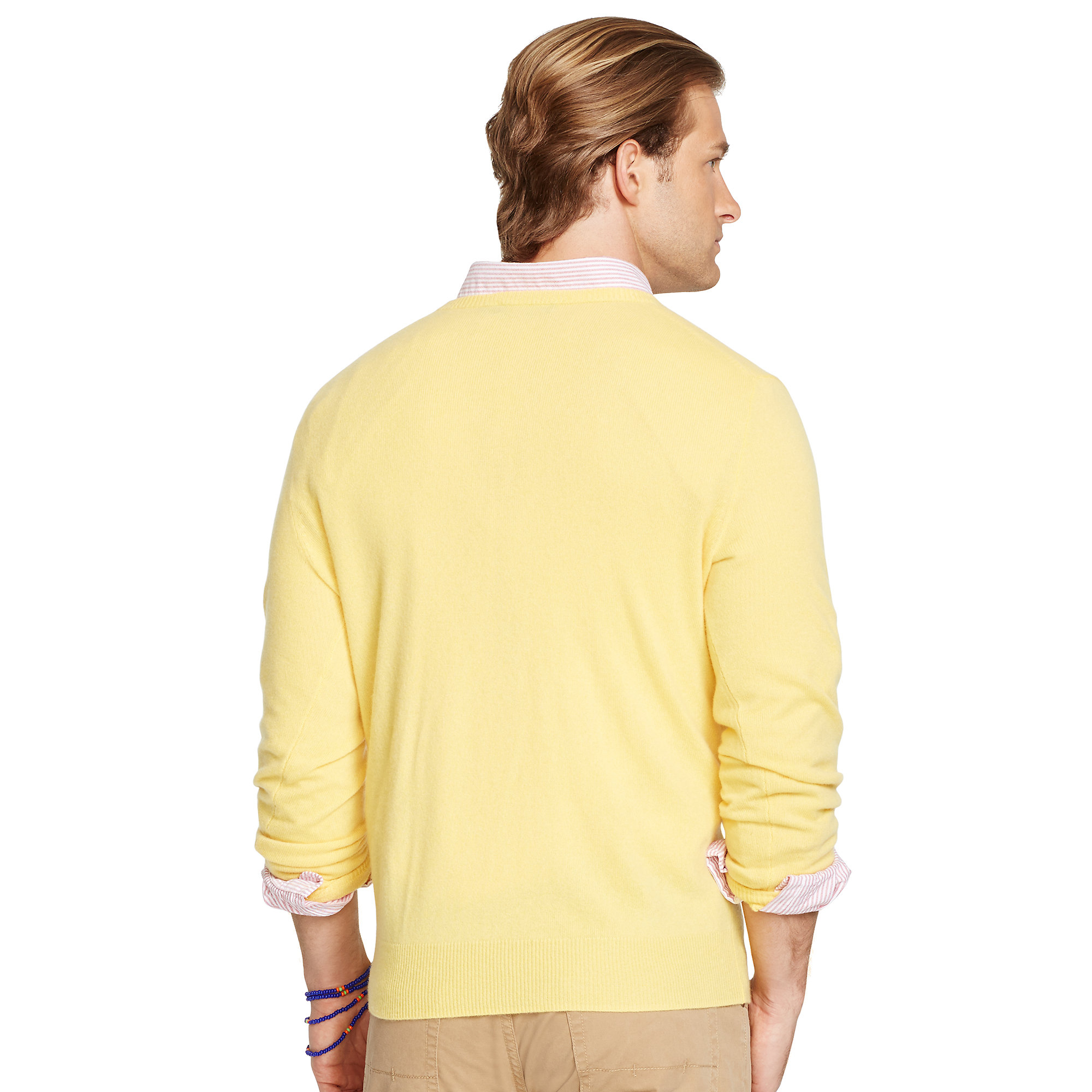 light yellow sweater mens pattern