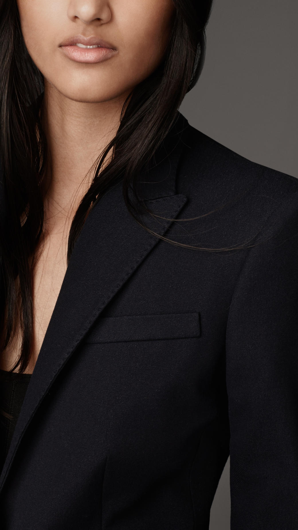 Lyst - Burberry Tailored Cotton Twill Jacket in Blue
