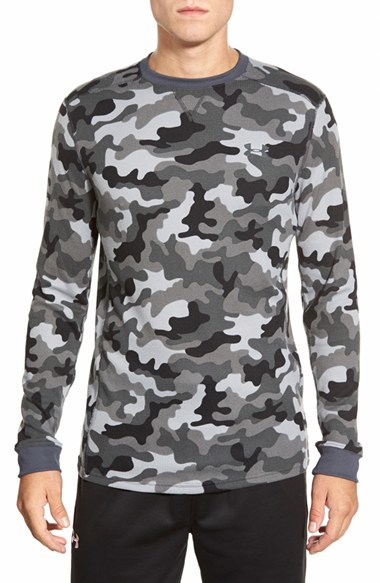 Lyst - Under Armour 'amplify Camo' Long Sleeve Thermal Moisture Wicking ...