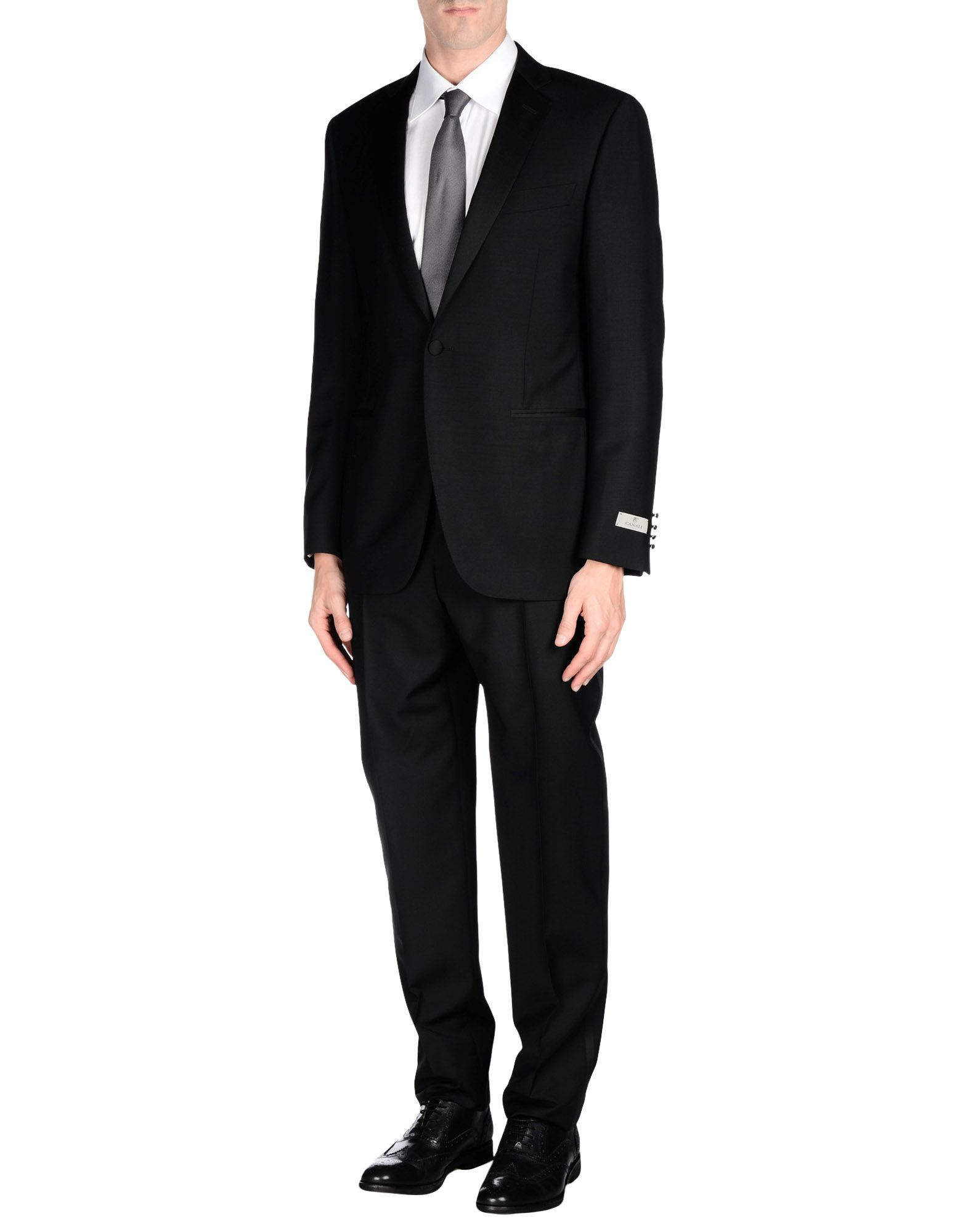 Lyst - Canali Suit in Black for Men