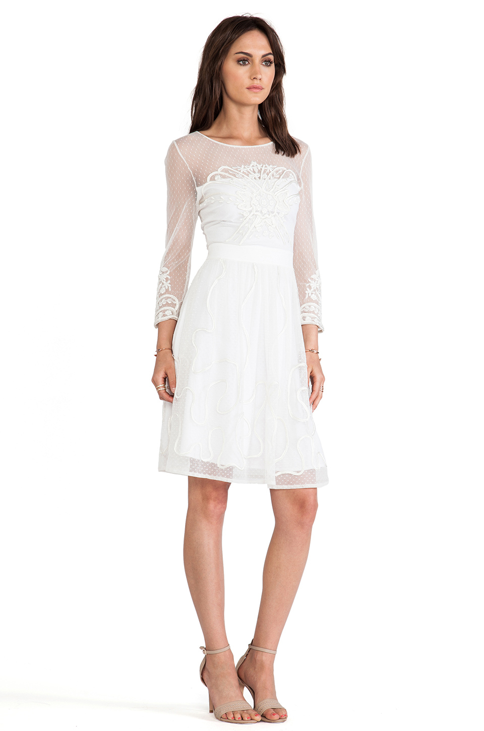 Lyst - Alice By Temperley Mini Ezra Dress in White